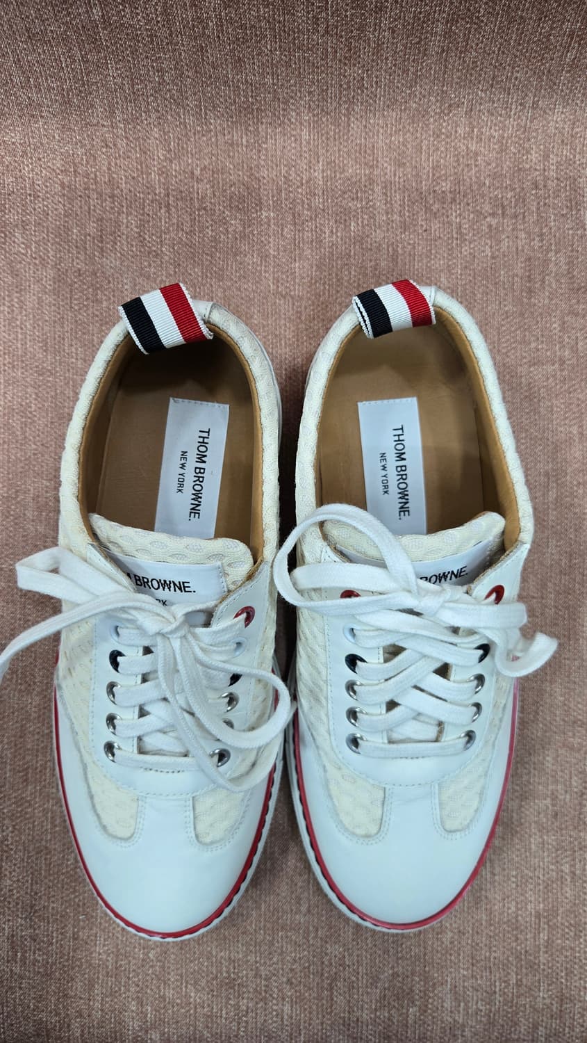 톰브라운 240mm-  에슬레틱 메시 스니커즈 화이트 상품이미지2