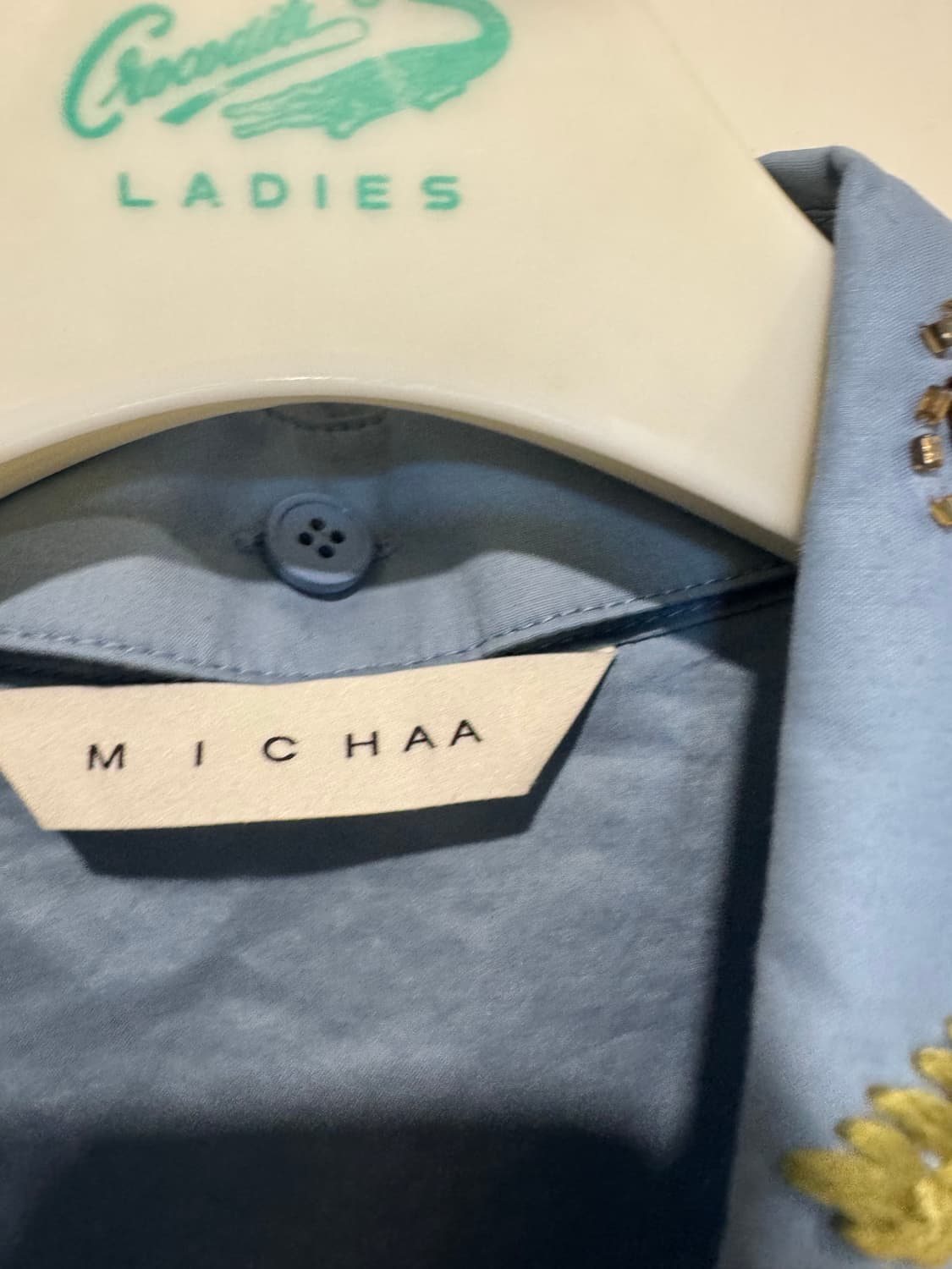 MICHAA 미샤 비즈 카라 블라우스 상품이미지3