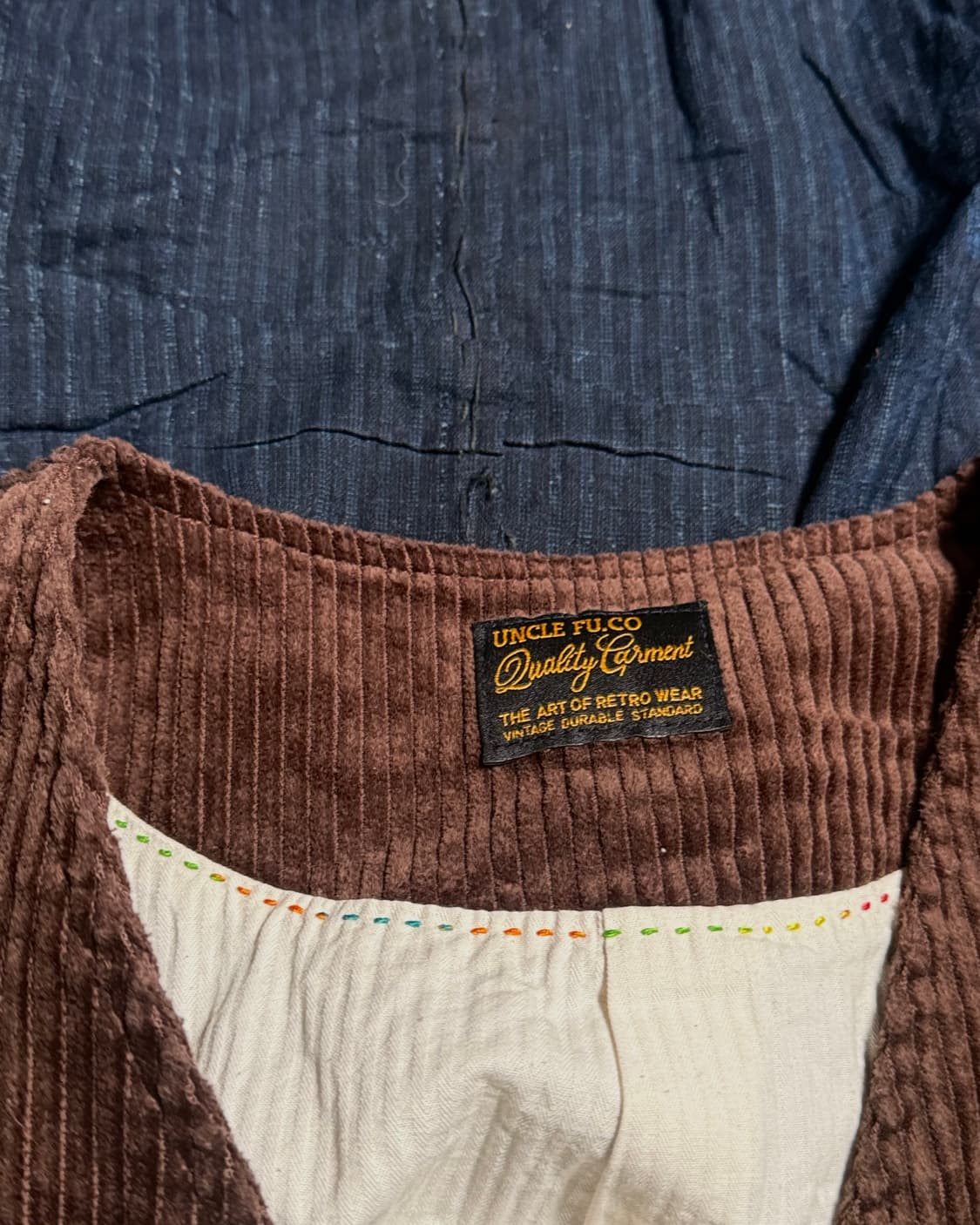 엉클푸 프렌치 코듀로이 워크 베스트 L 상품이미지4