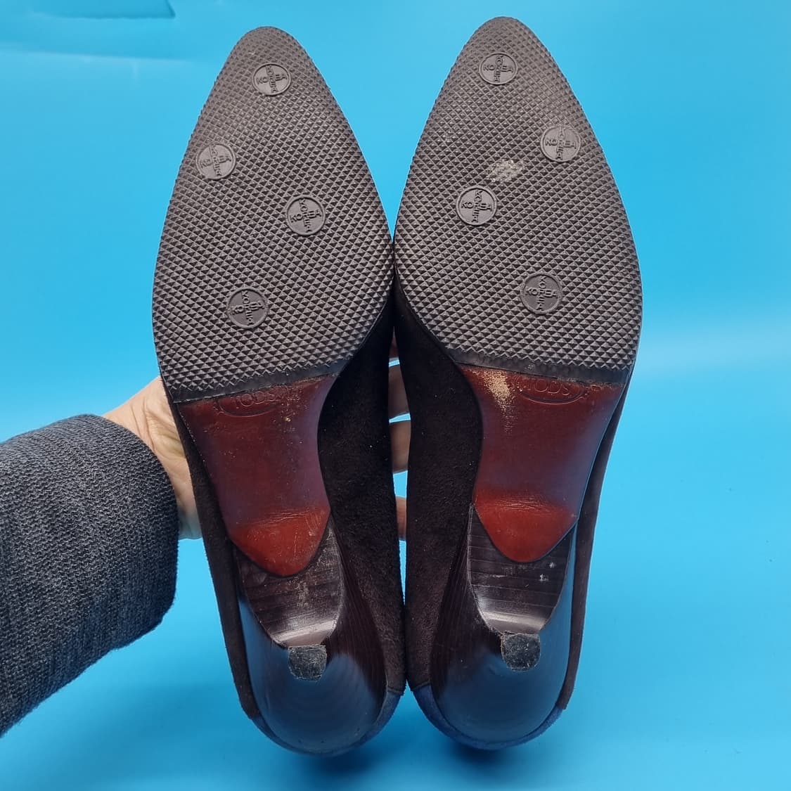 h 토즈 스웨이드여성로우힐 38 250 굽5 상품이미지3