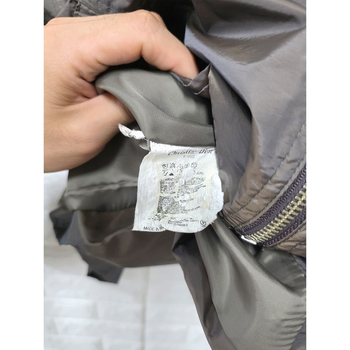 M 크리스찬 디올 바람막이 후드 자켓 상품이미지3
