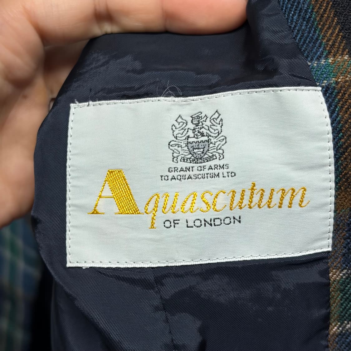 아쿠아스큐텀 타탄 블레이저  상품이미지4