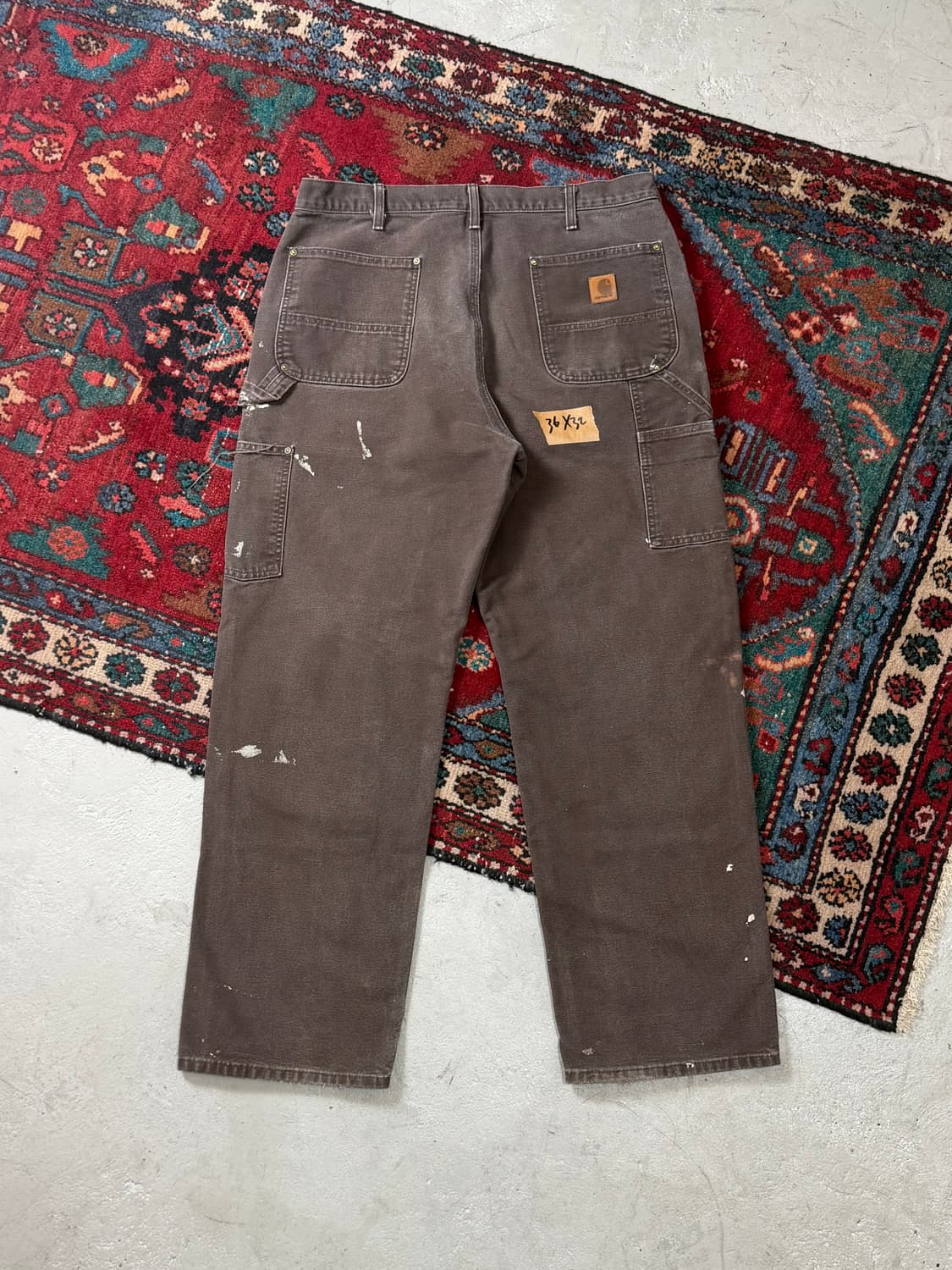 OG 칼하트 더블니 다크브라운 칼하트 B136 DKB 썩블니 상품이미지4