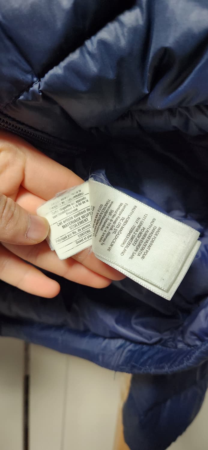 폴로 랄프로렌 경량 패딩 네이비 자켓 상품이미지6