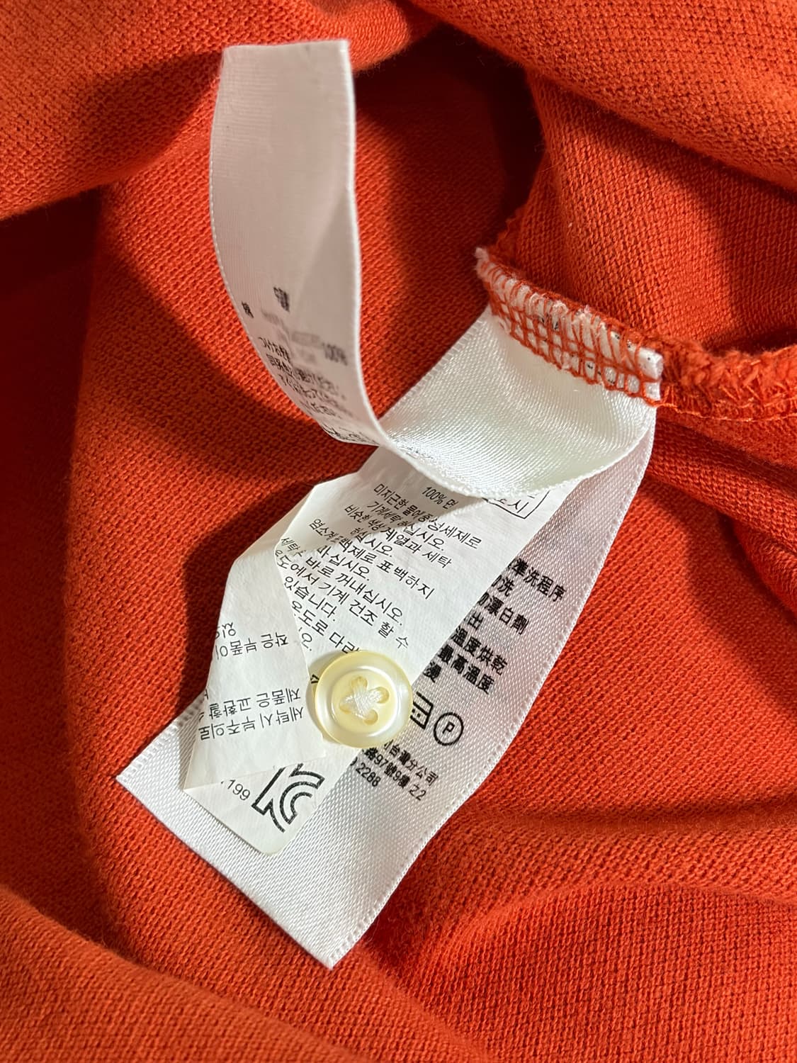 폴로 빅포니 치프키프 오렌지 반팔 카라 티셔츠 M 상품이미지9