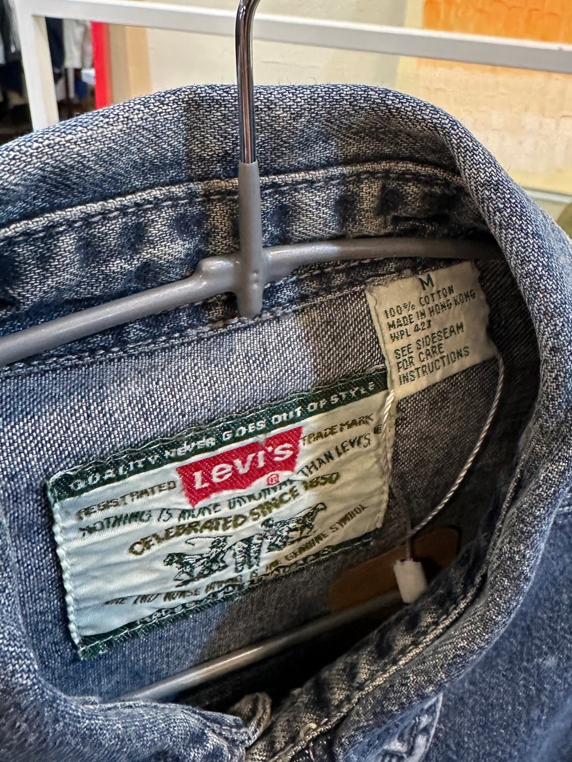 리바이스 90s 빈티지 데님셔츠 M 상품이미지5