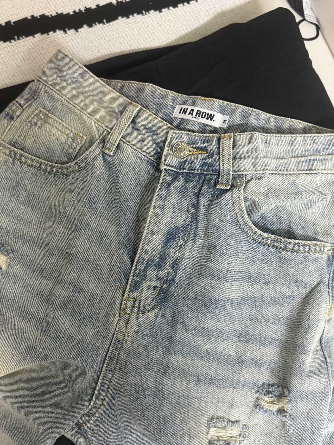 아워캐비넷 fight damage pants (m) 상품이미지2