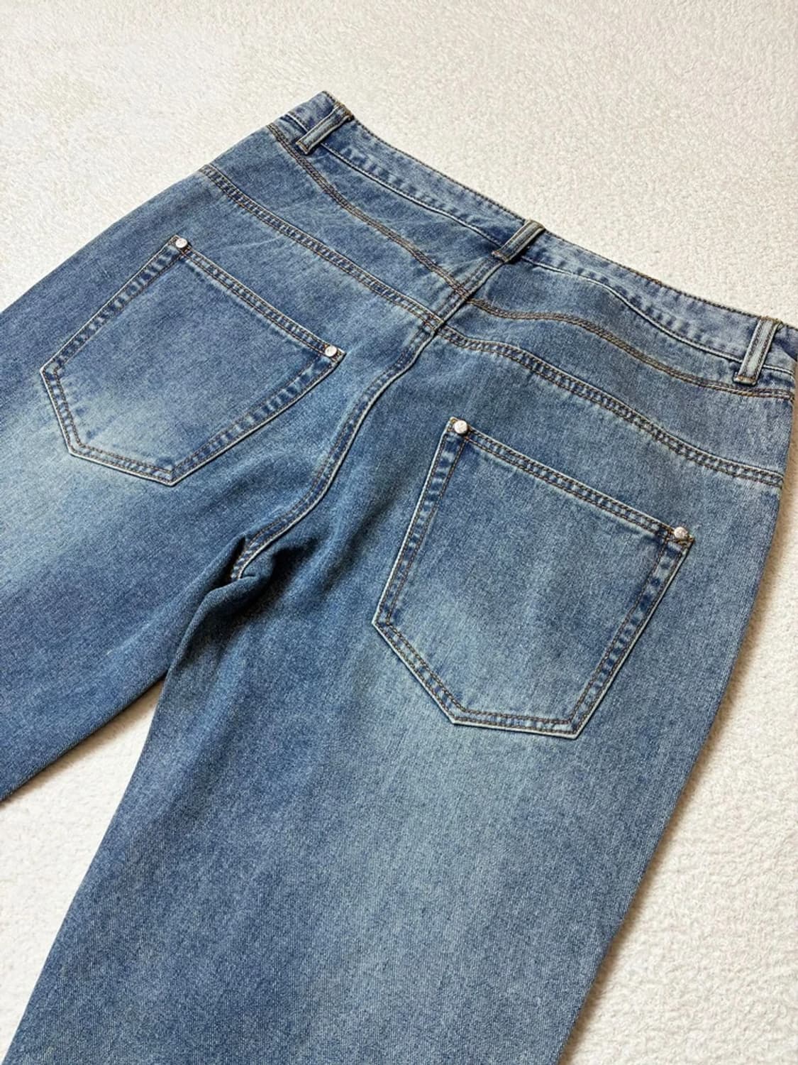 낫포너드 백 포켓 믹스드 데님 팬츠 PN6638 상품이미지5