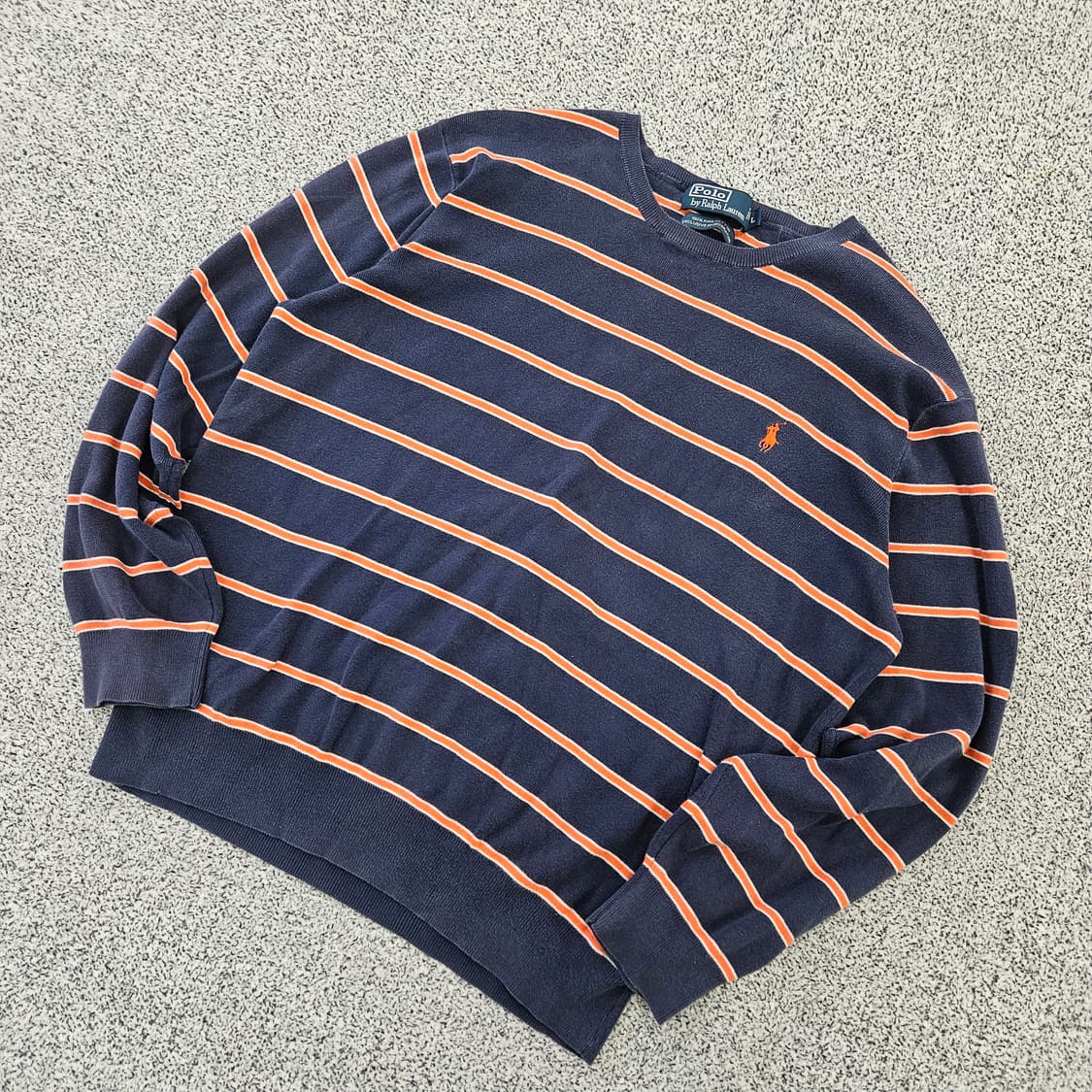 [L] 폴로 랄프로렌 피마코튼 니트 티셔츠(구멍)  0102YH1 상품이미지1