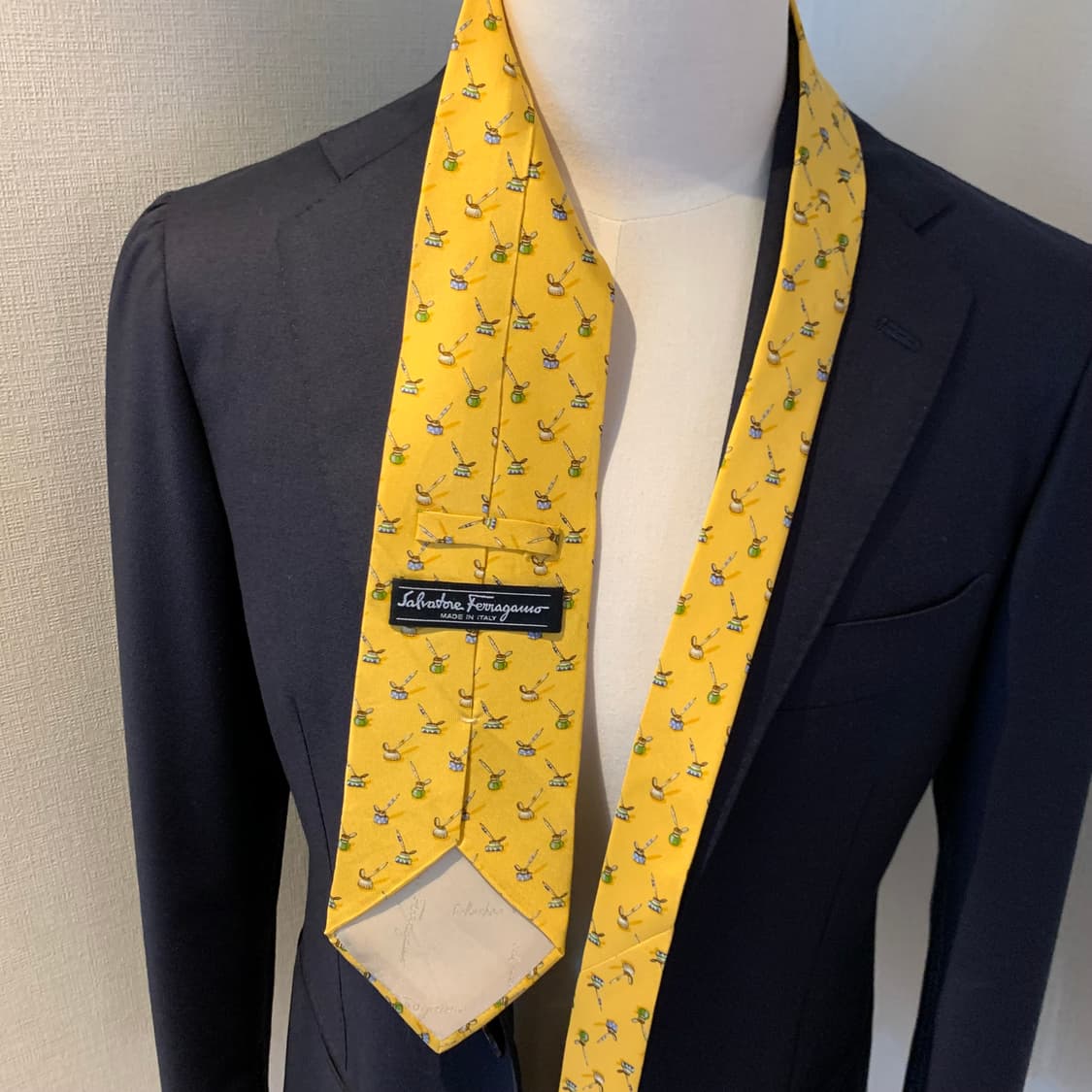 살바토레 페레가모 최상급 명품넥타이 A+등급 9.3cm 100실크 상품이미지2