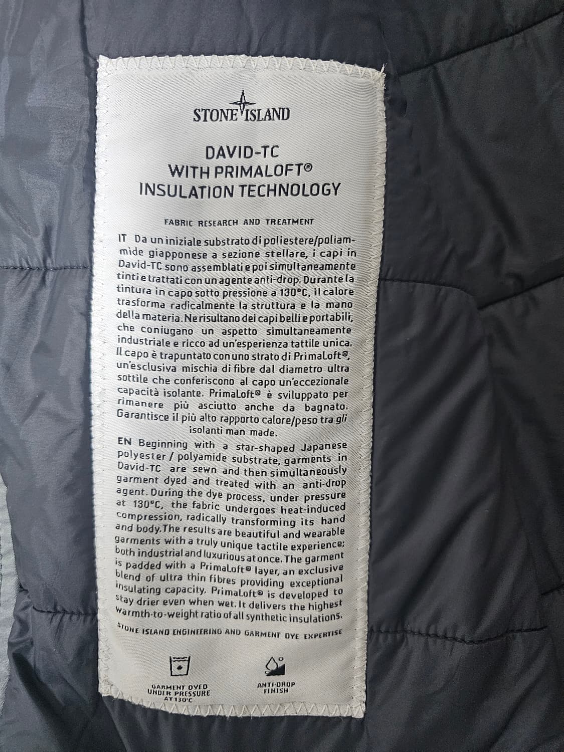 스톤아일랜드 다비드 프리마로프트 자켓 상품이미지8