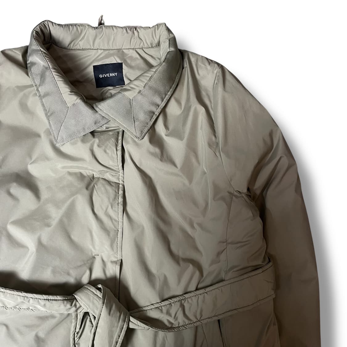 지베르니 폴리 카키 롱 경량 패딩 100 상품이미지3