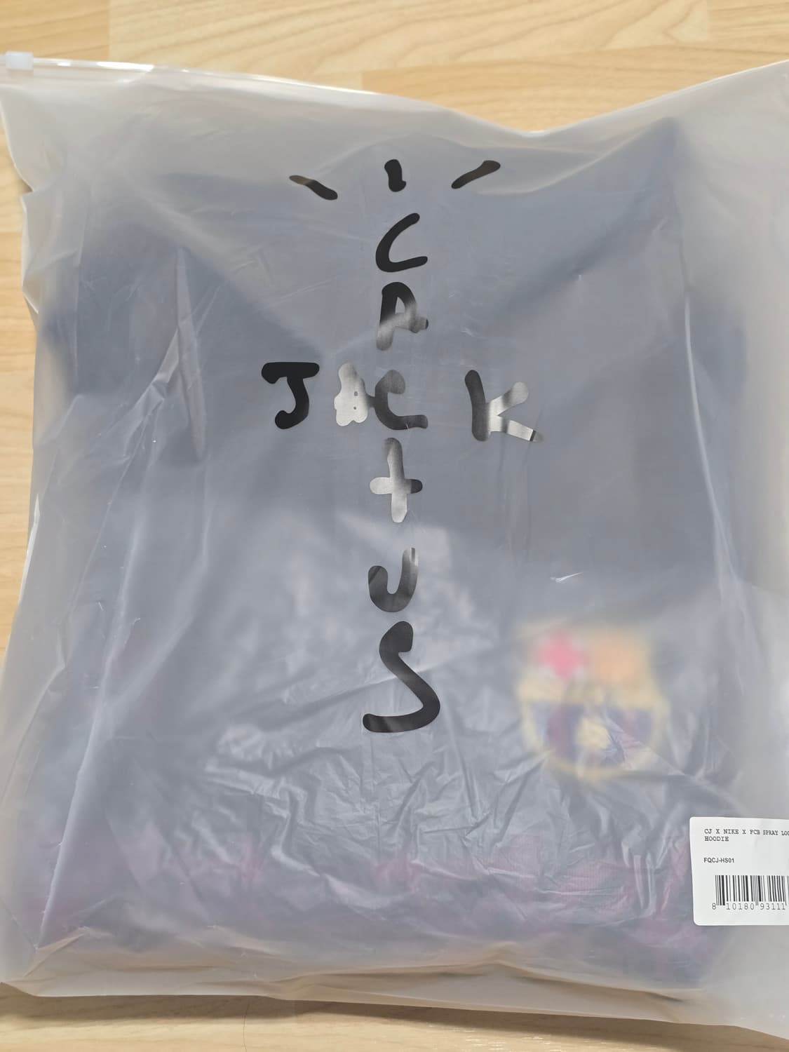 나이키 x 바르셀로나 x 스캇 스프레이 로고 후드티 상품이미지2