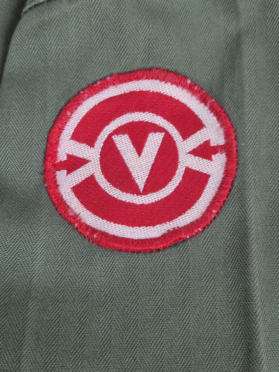 육군 구형 50사단 상병 민무늬 전투복 상의 자켓 (L) 상품이미지6