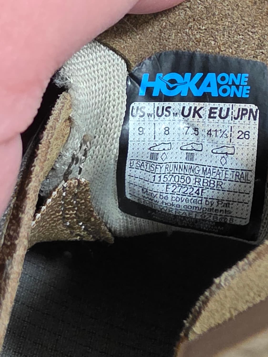 [260] <초S급>  호카x새티스파이 스피드4 마파테 라이트러버 상품이미지6