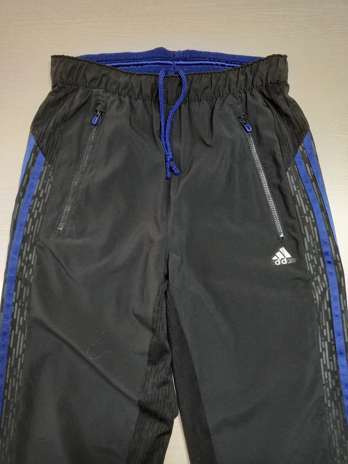 30 adidas 봄여름용 밴딩 스판 트레이닝하의 블랙 30-237 상품이미지3