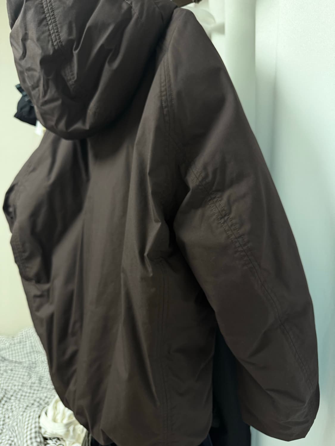 유니클로U 파카 패딩 다크브라운 M 상품이미지4