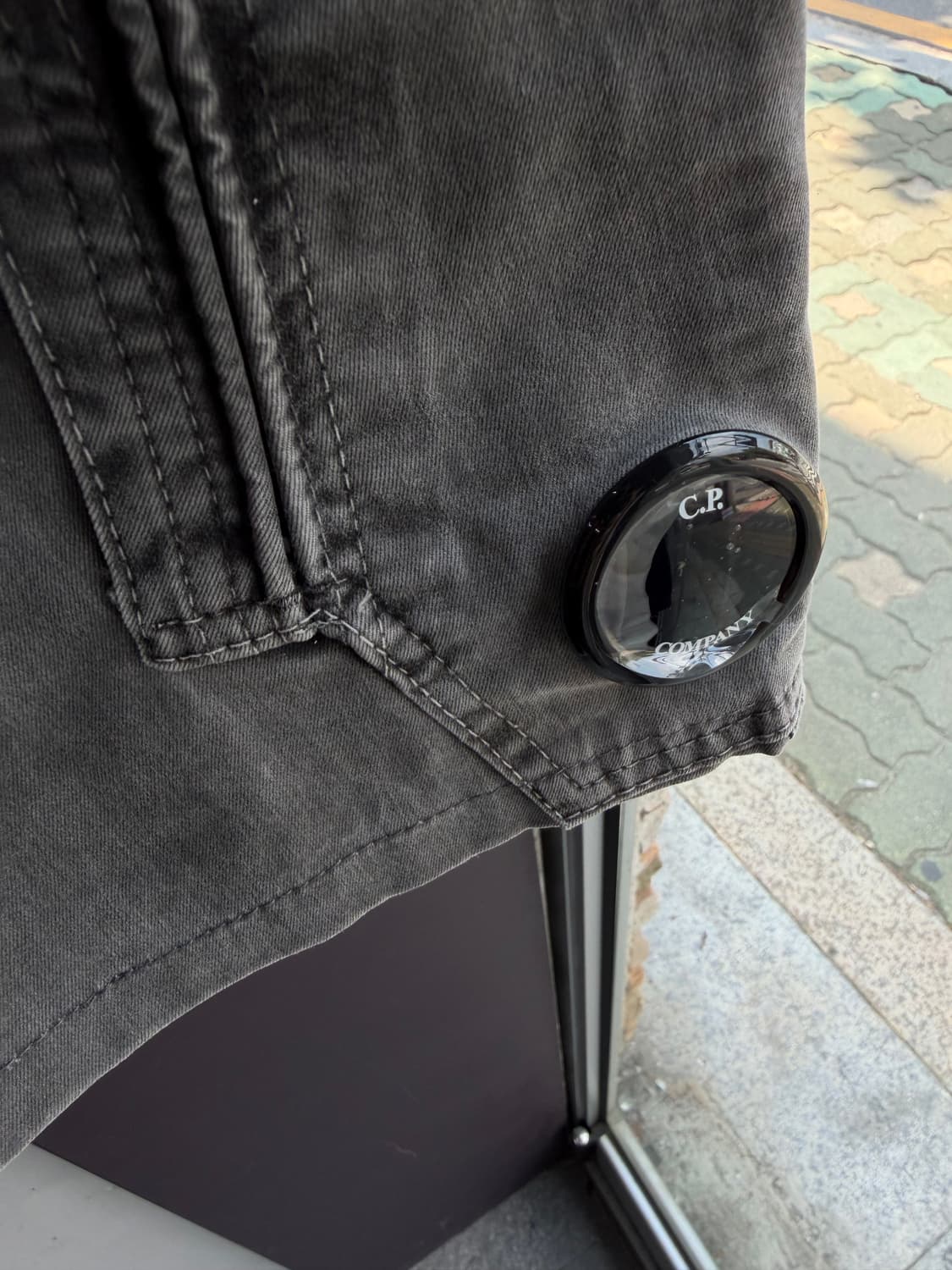 30~31/ 씨피컴퍼니 가먼트다이드 렌즈 카고 반바지 상품이미지5