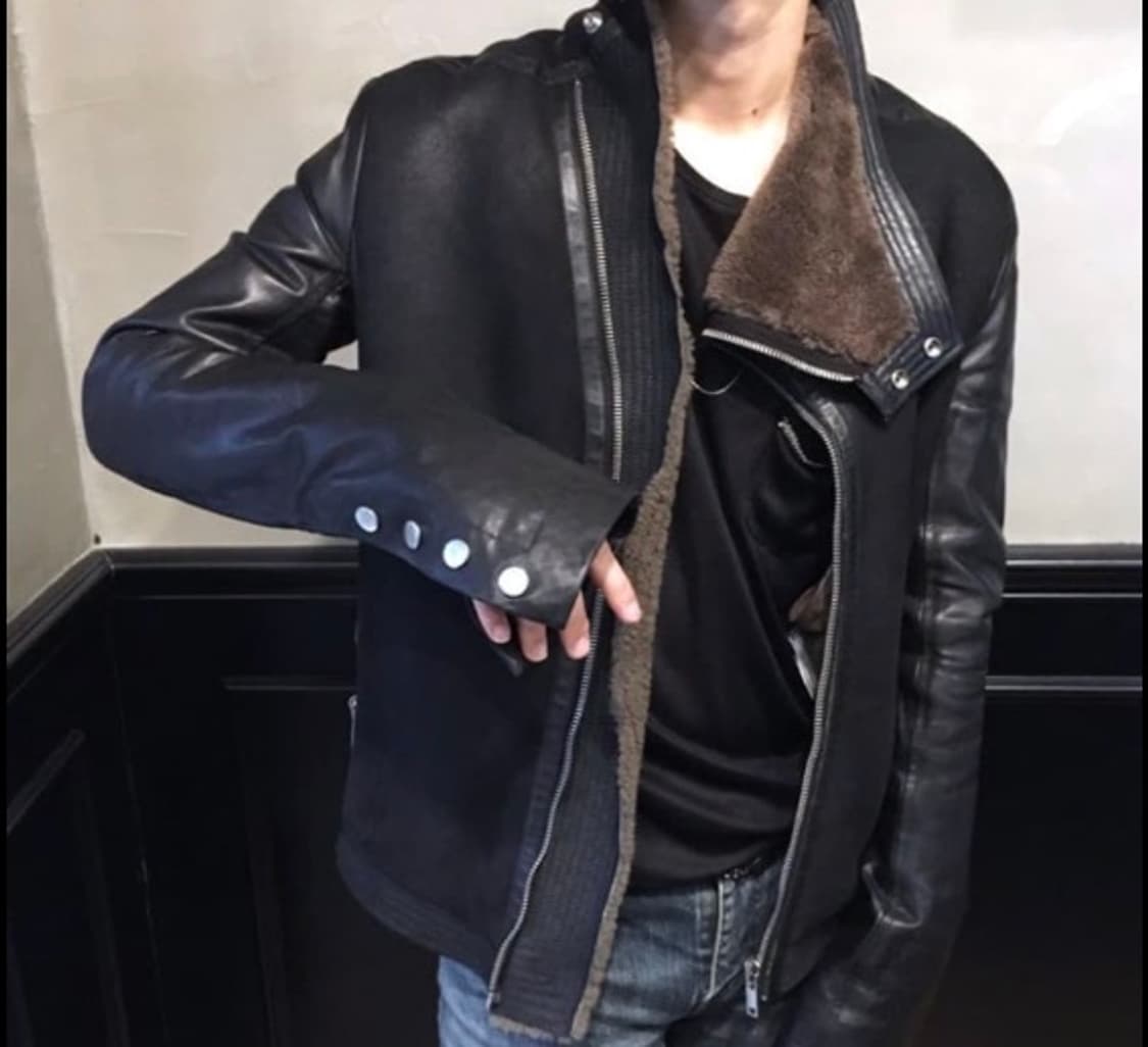 릭오웬스 12fw 몰리노 시어링 무스탕  자켓 상품이미지1