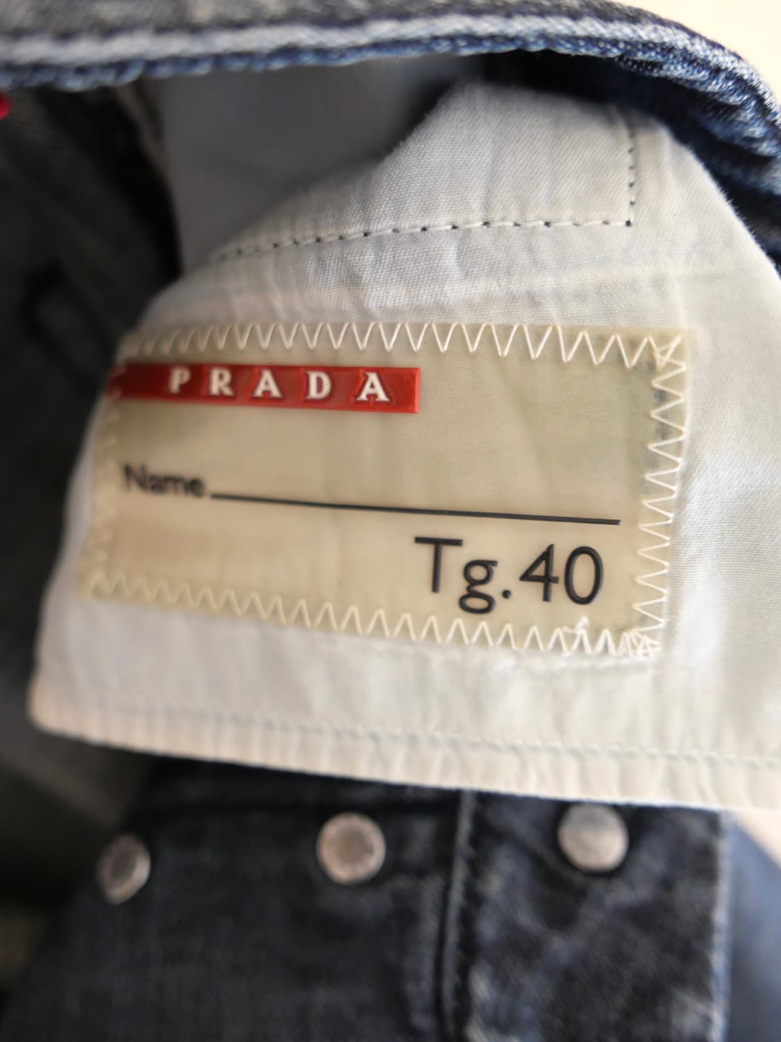 프라다 스포츠 데님 팬츠 상품이미지7