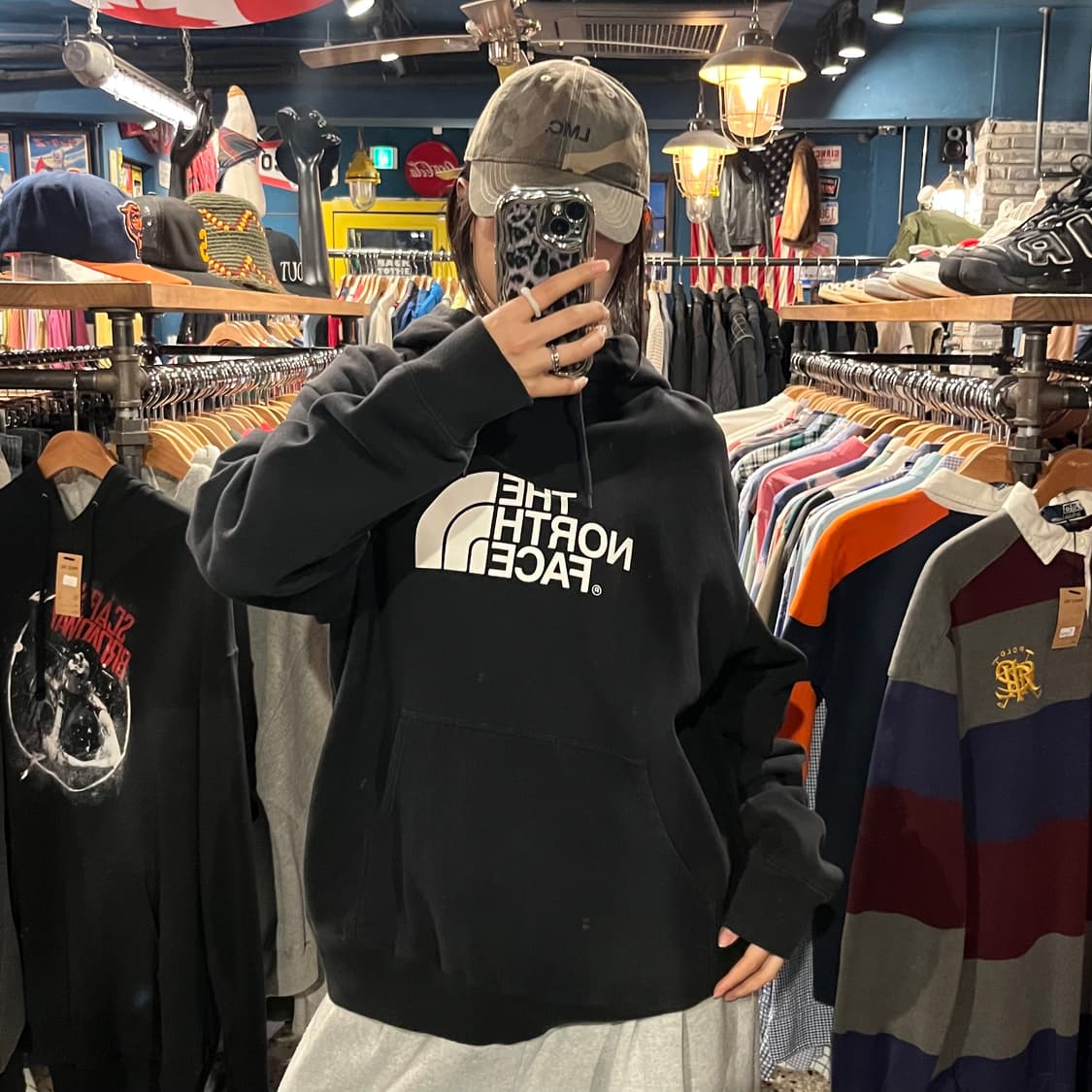 THE NORTH FACE 노스페이스 빅로고 후드티 상품이미지2