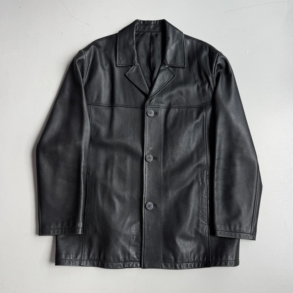 빈티지 양가죽 리얼레더 카코트 가죽 블레이저 자켓 상품이미지2