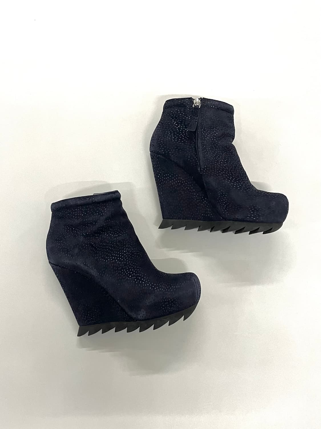 카밀라 스코브가드 레더 웨지힐 부츠 상품이미지2