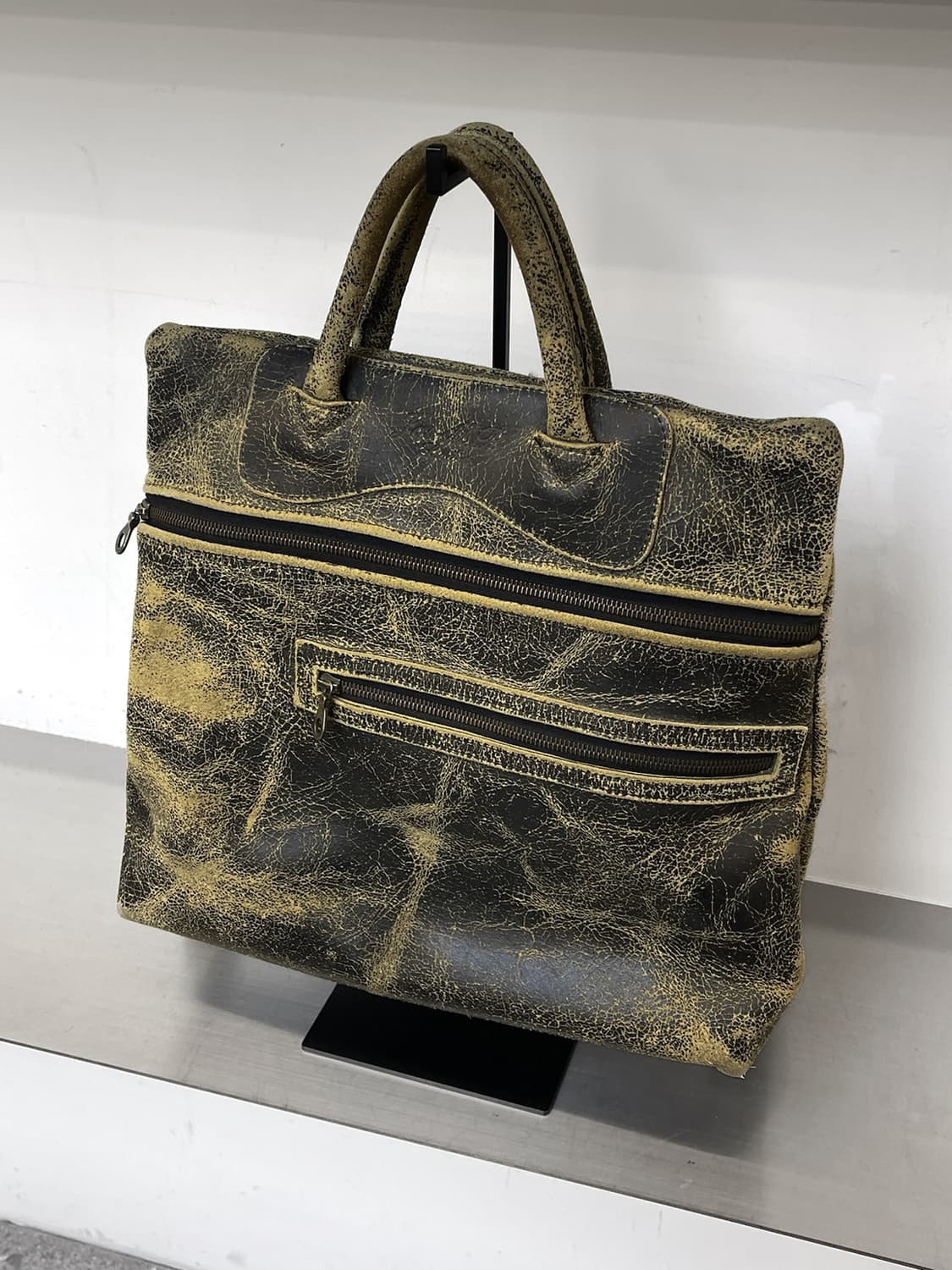 Jas M.B 런던 투웨이 크랙 레더 백 상품이미지2