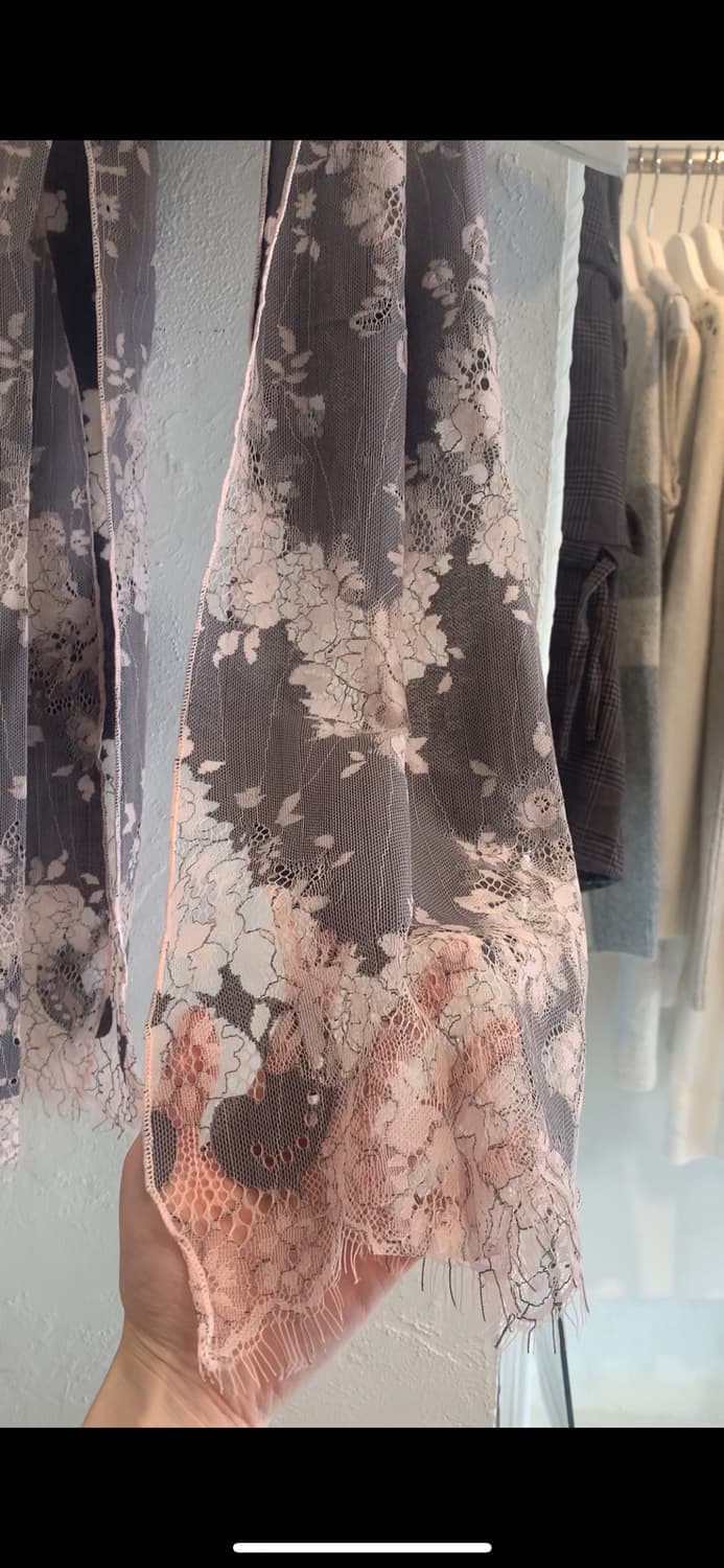 Dusty Rose lace scarf 상품이미지2