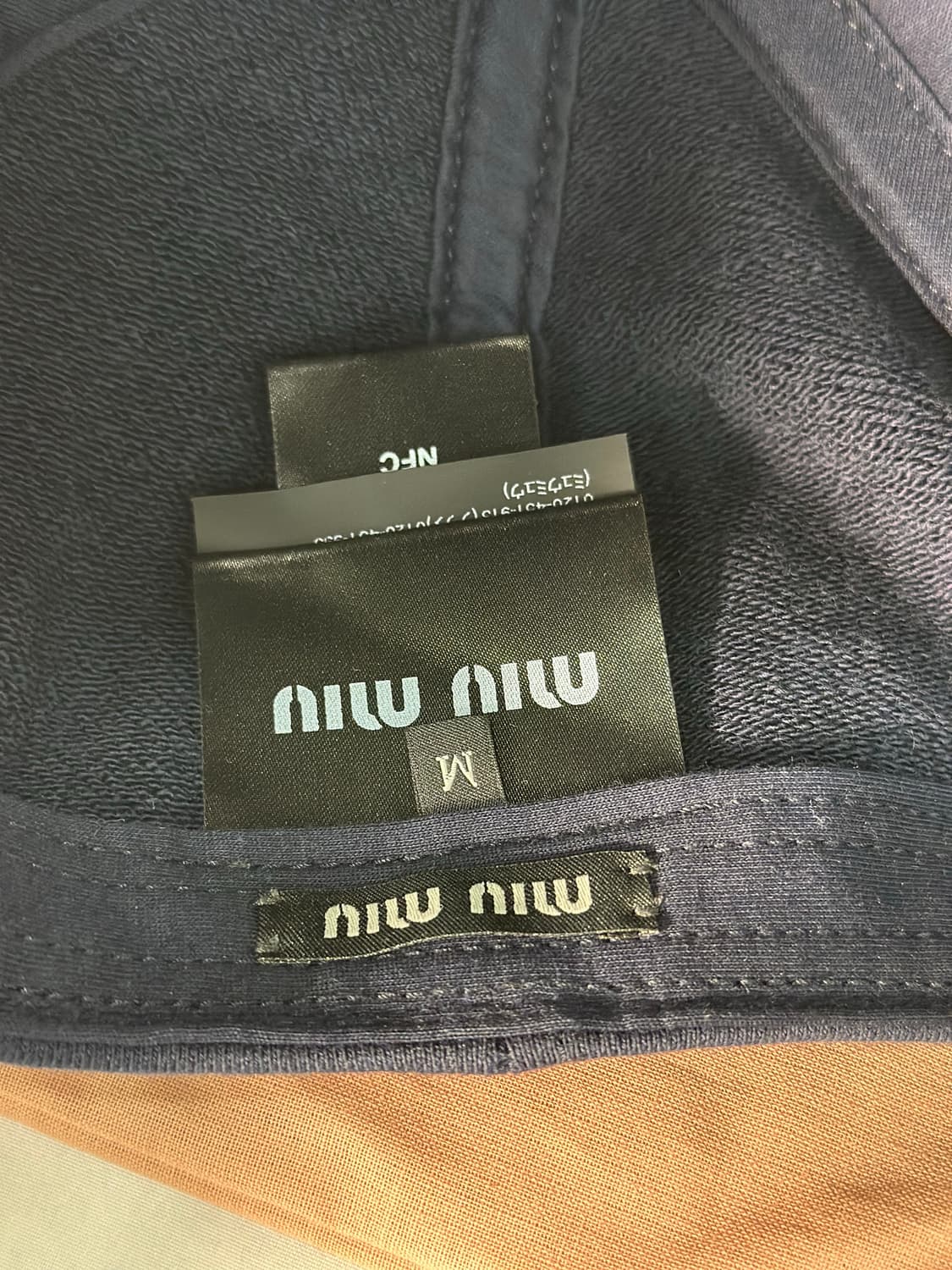 미우미우 데님 베이스볼캡 새상품 상품이미지8