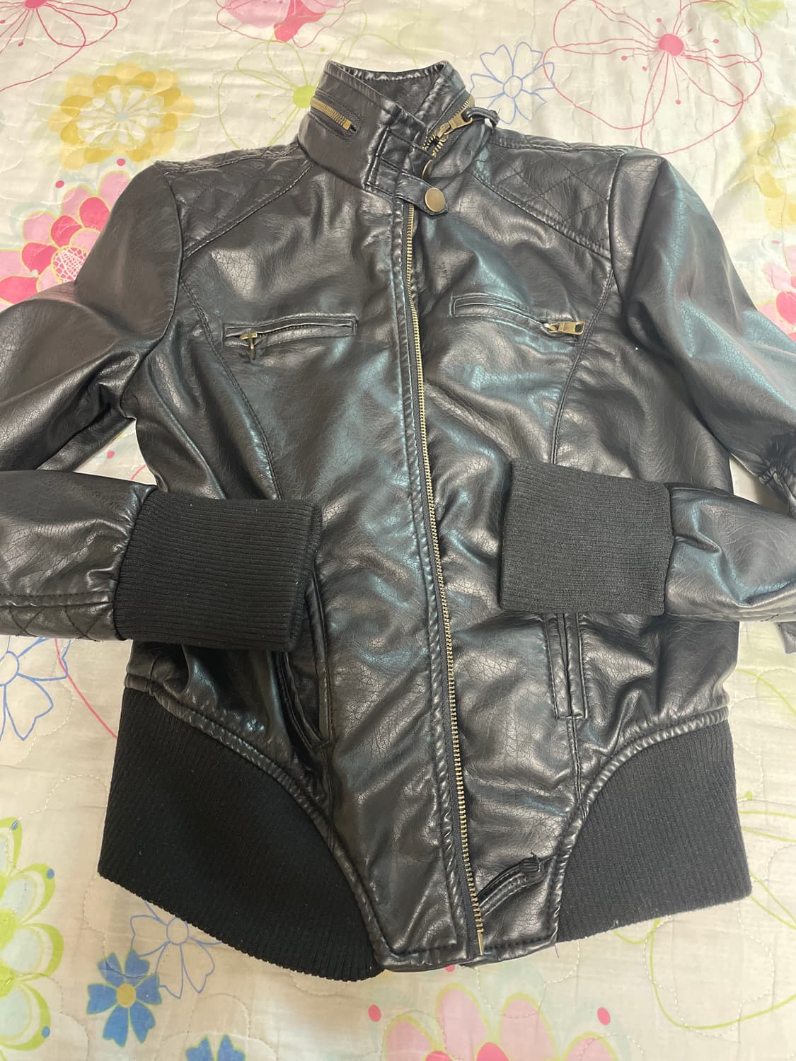 빈티지 레더자켓 상품이미지1