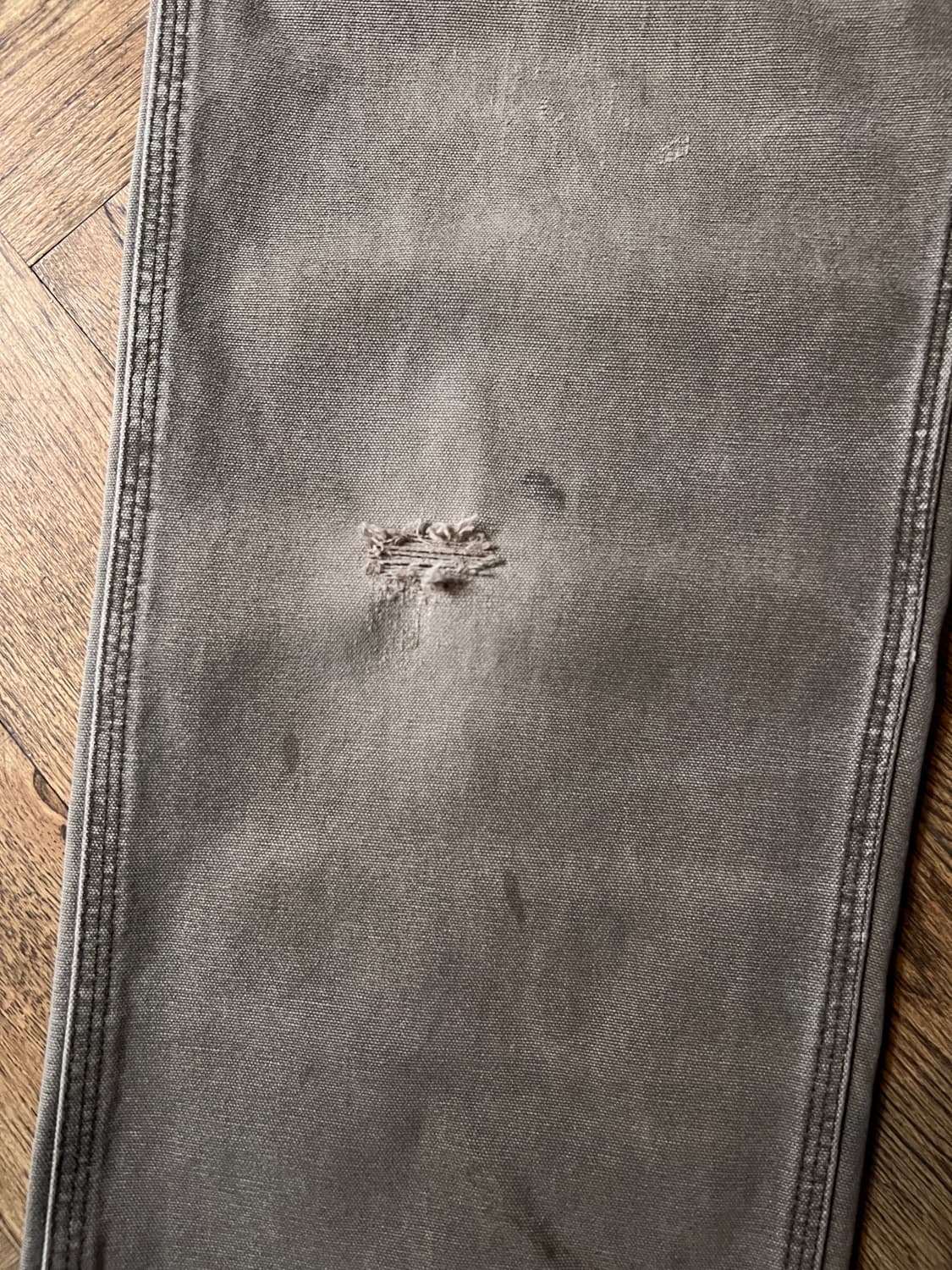 [36]칼하트 Made in USA 체스트넛 싱글니 카펜터 워크 팬츠 상품이미지3