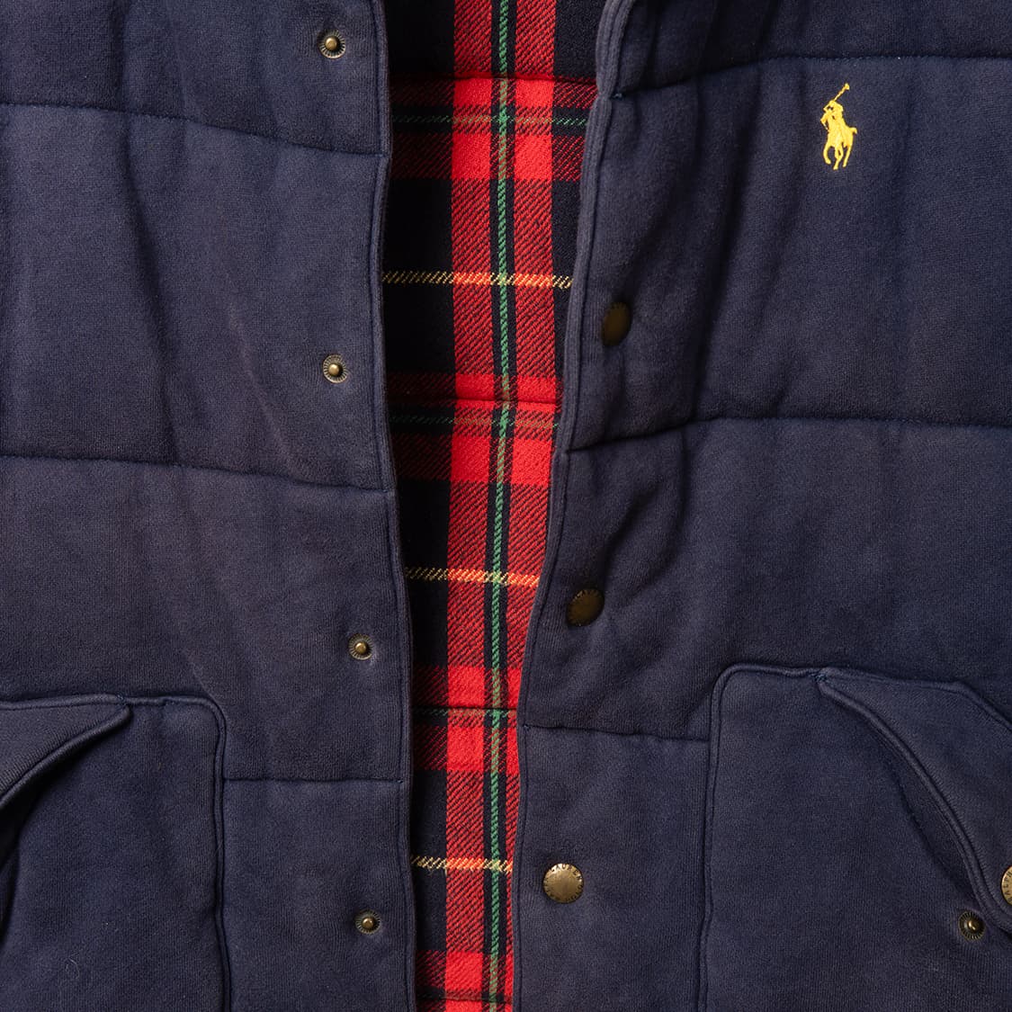 [105] 00s 폴로 랄프로렌 코튼 폴리 퀼티드 베스트 네이비  상품이미지3
