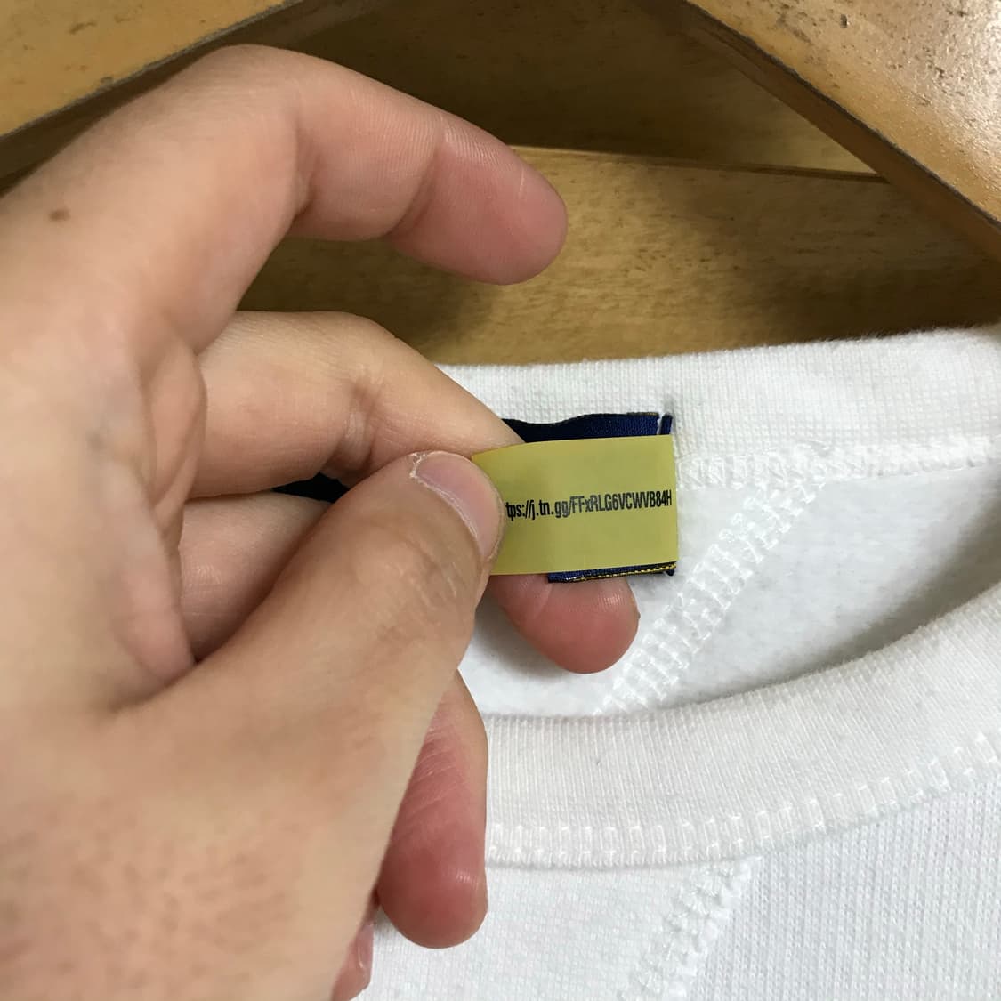 폴로 랄프로렌 신형라인 흰색 라운드 스웻셔츠 상품이미지5