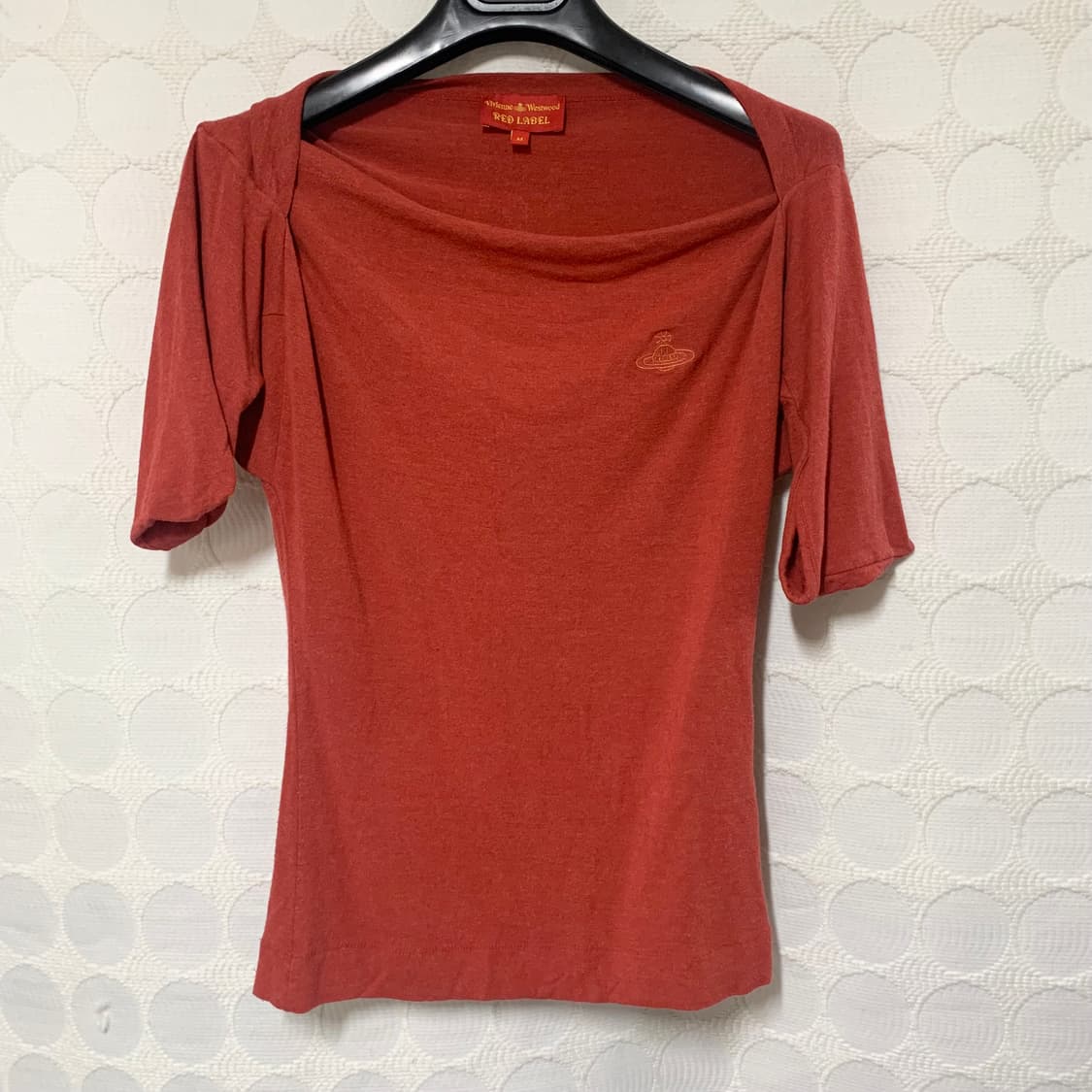 비비안 웨스트우드 레드 드레이핑 반팔 상품이미지3