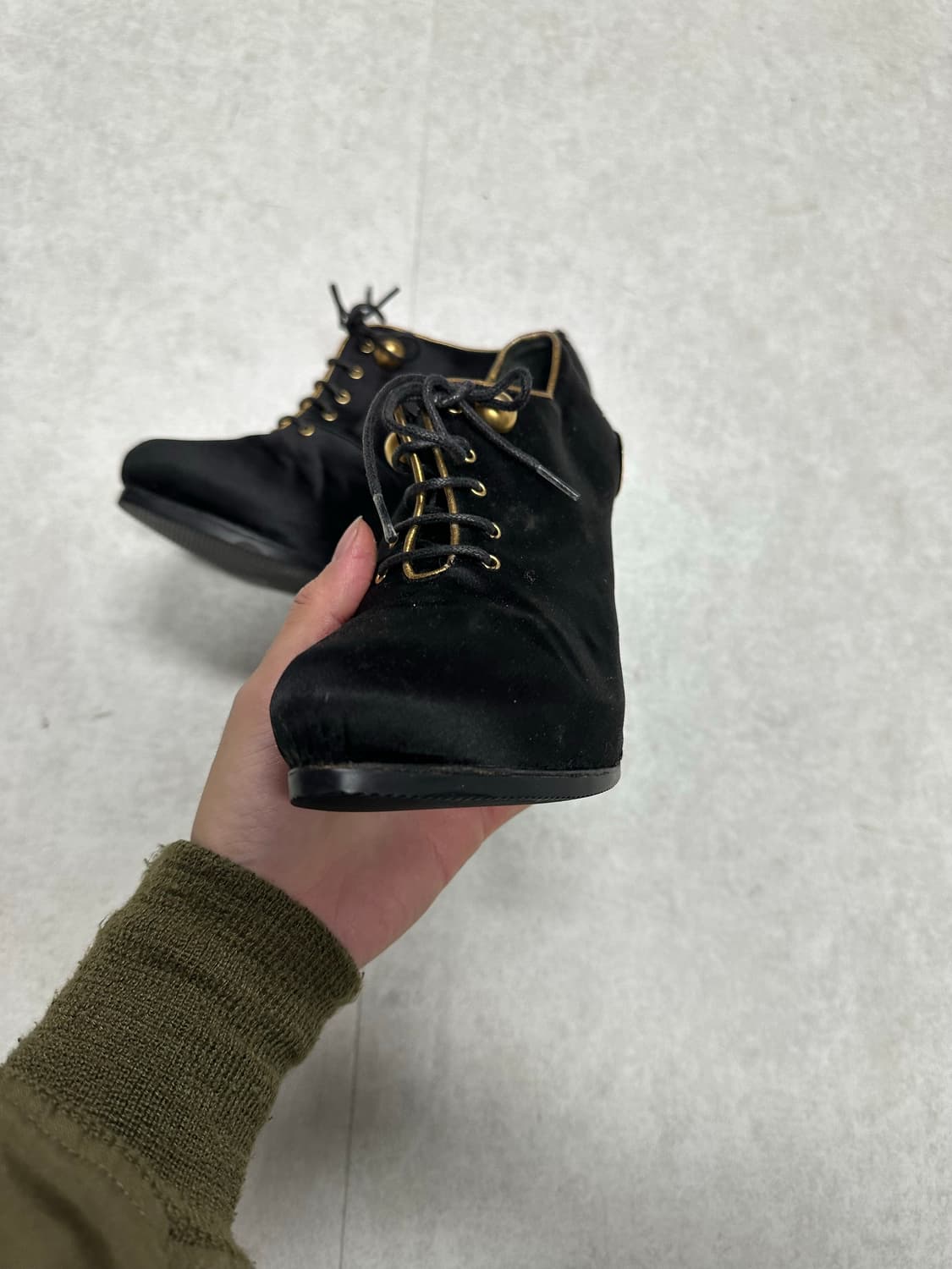 펜디 레이스업 앵클 부츠 상품이미지3