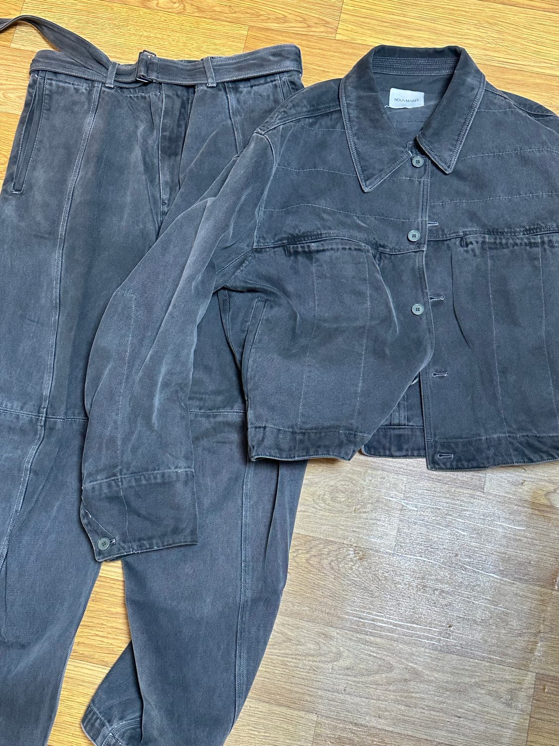 누마레 네오코튼 데님 셋업 상품이미지1