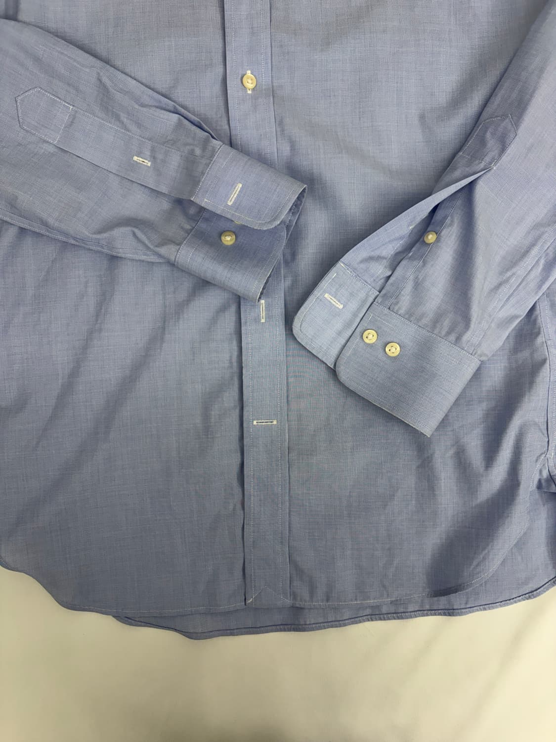 [M]  폴로 랄프로렌 슬림핏 하늘색 셔츠 상품이미지4