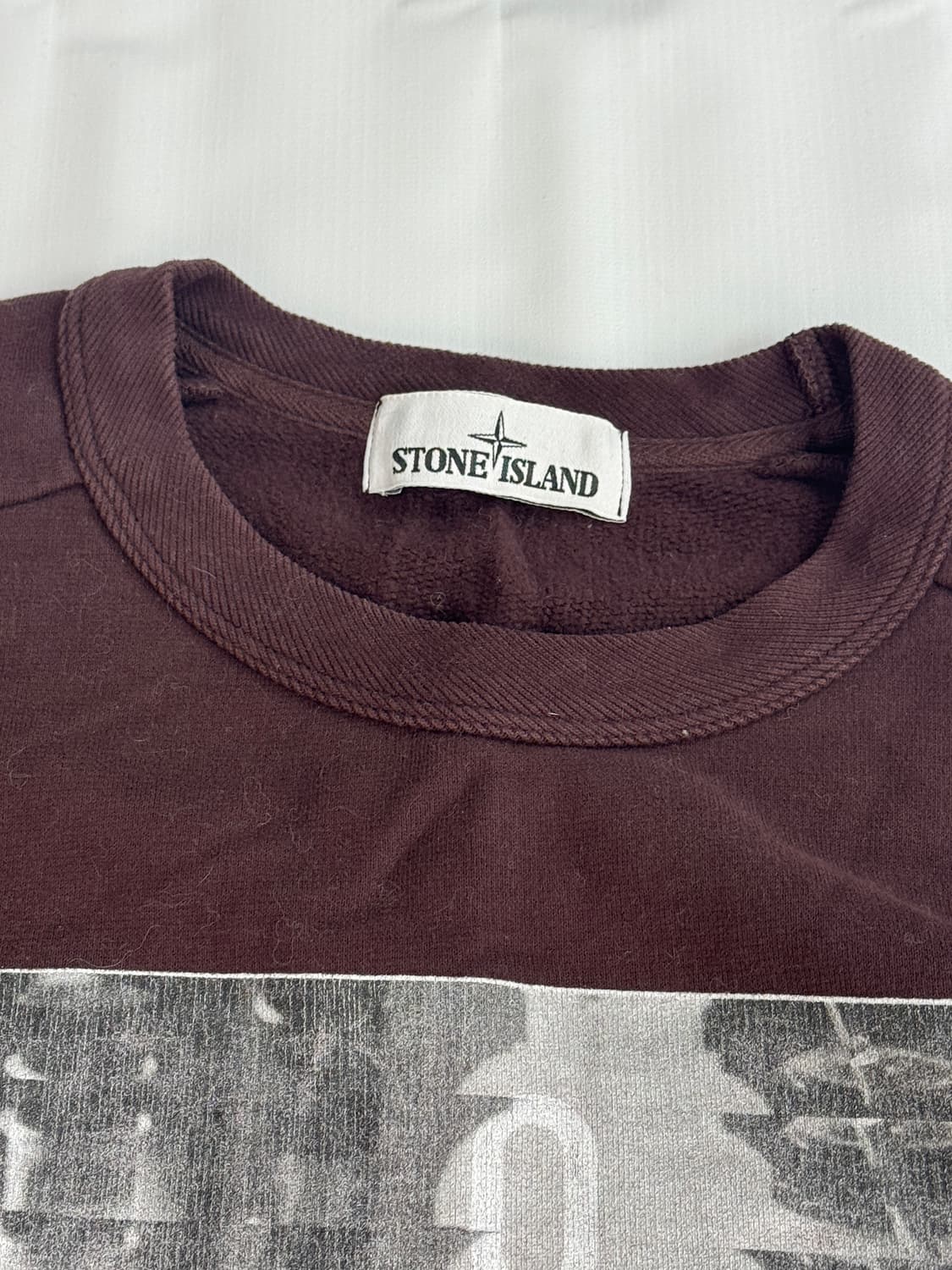 스톤아일랜드 빈티지 프린팅 라운드 쭈리 맨투맨 베이직 보헤미안 상품이미지4