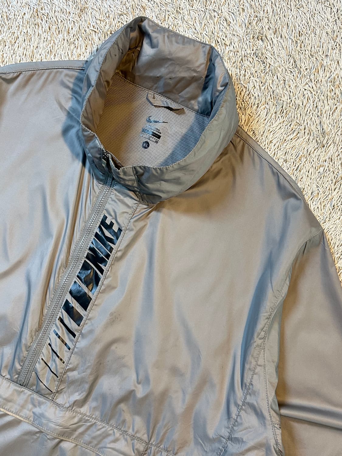 나이키 올드스쿨 나일론 아노락 바람막이 자켓 메탈 그레이 상품이미지2