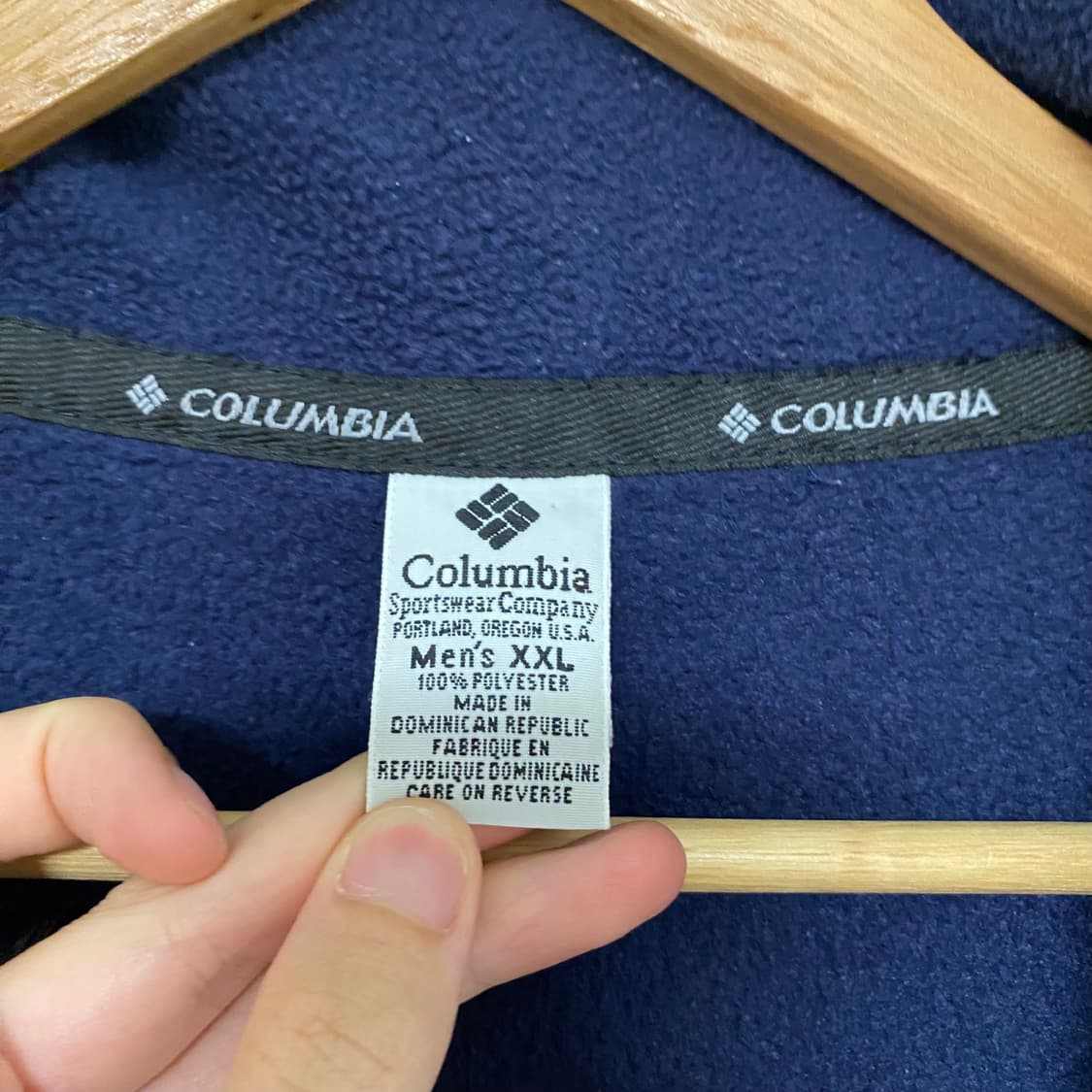 90s 빈티지 콜롬비아 Columbia 집업 후리스 플리스 자켓 XL 상품이미지9