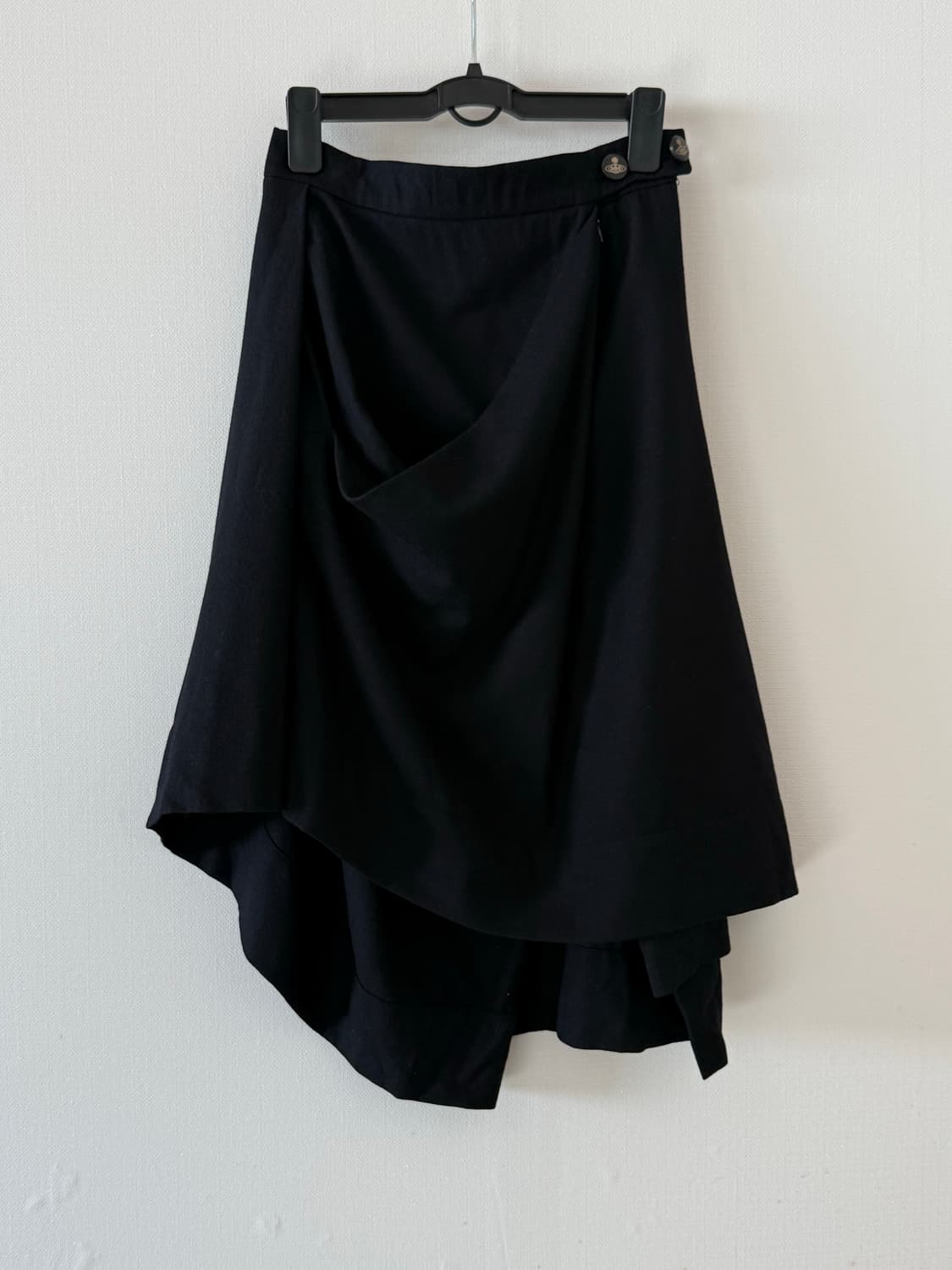 비비안웨스트우드 캐시미어 언밸런스 스커트 38 상품이미지1