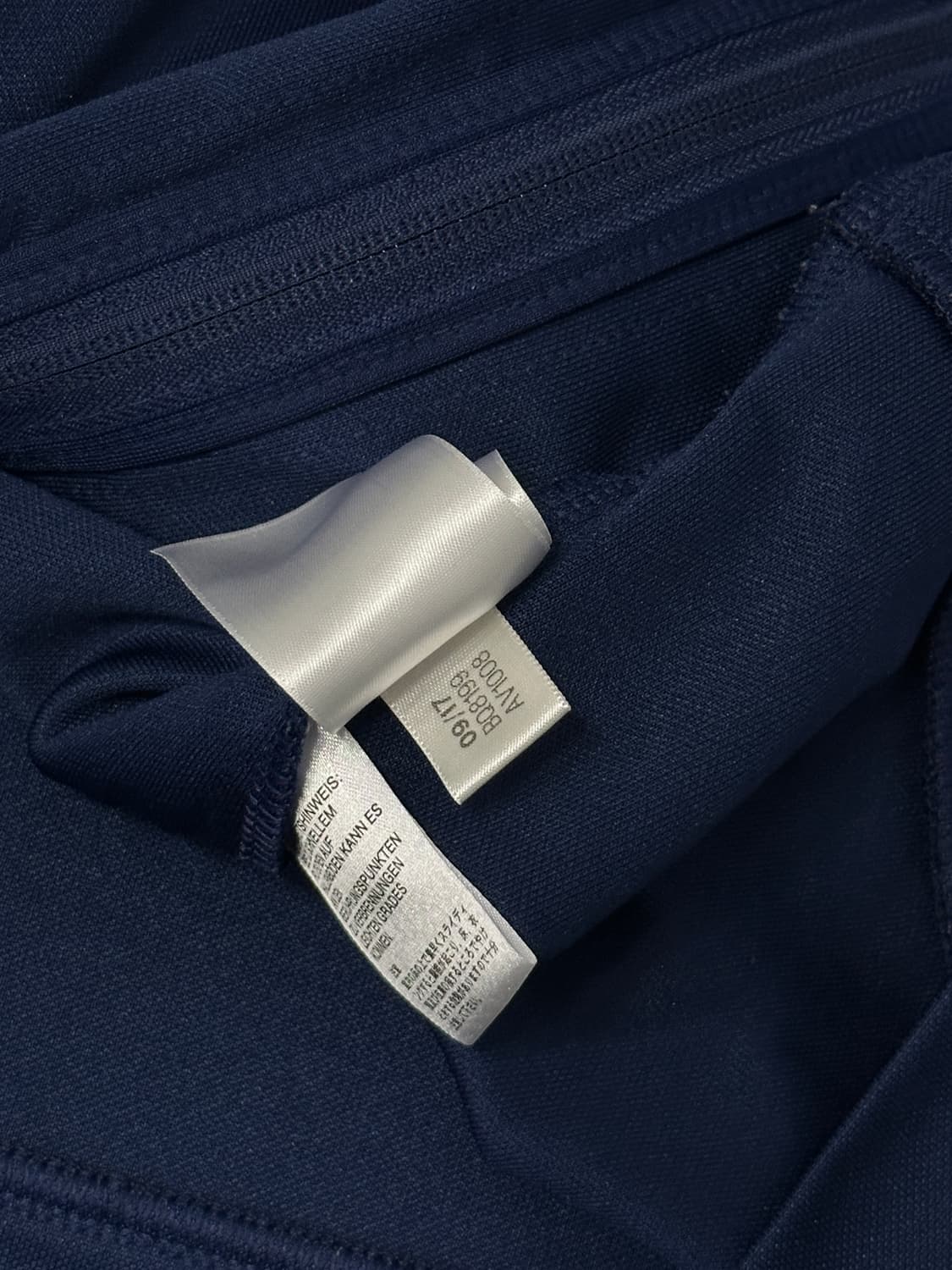 아디다스 빅로고 트랙탑 져지 네이비 M 상품이미지6