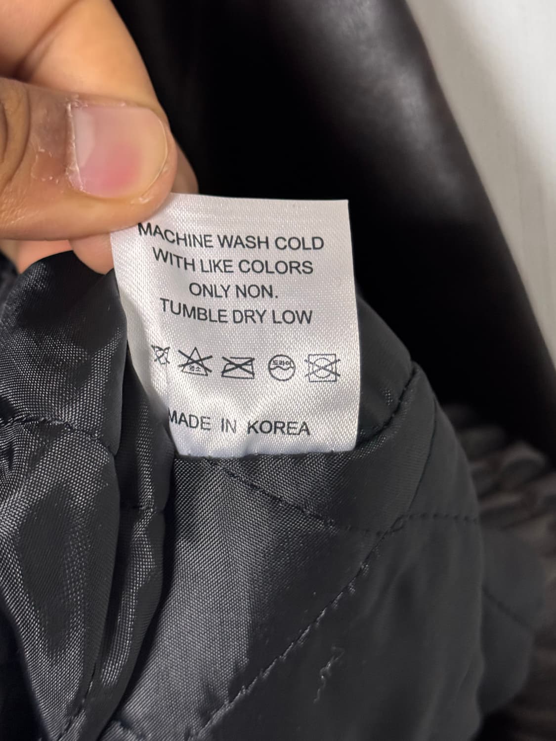 로빈 투웨이 다크브라운 레더 봄버 자켓 상품이미지5