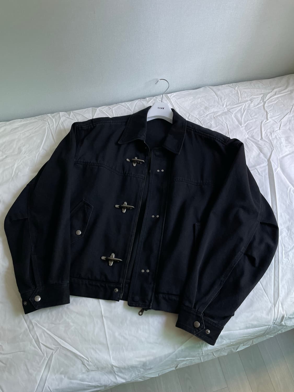 쿠어 파이어맨 크롭 보머 자켓 XL 상품이미지1