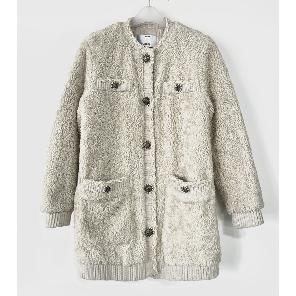 오브제 22 부클 누빔 점퍼 상품이미지1