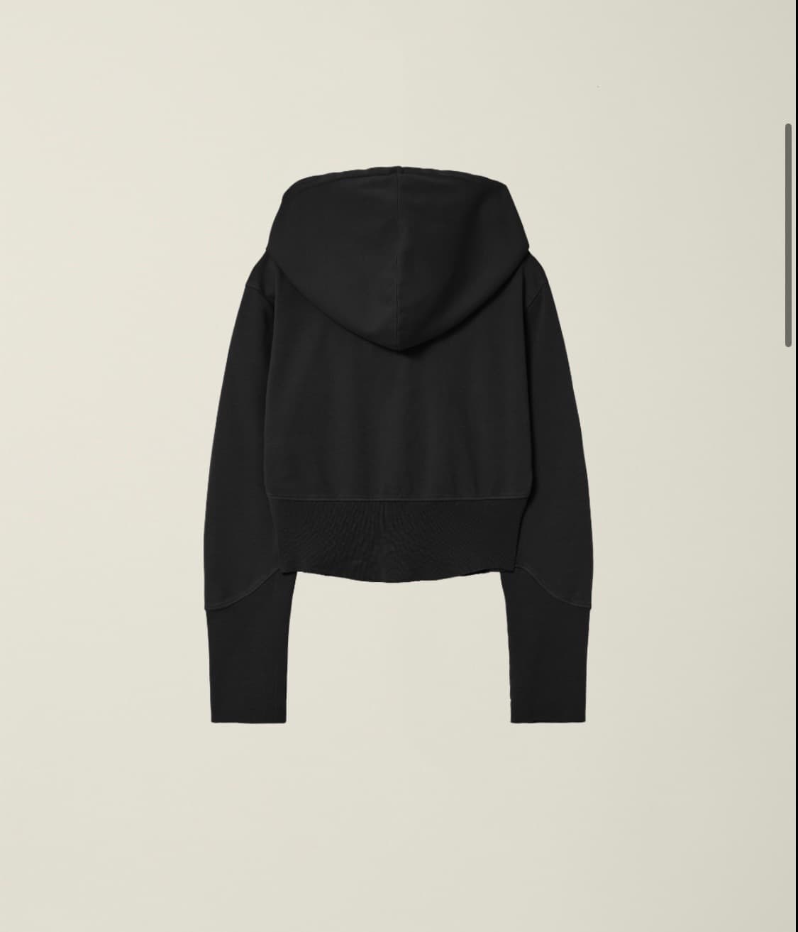 WOMENS GARMENT DYED CURVED HOODED ZIP J 상품이미지4