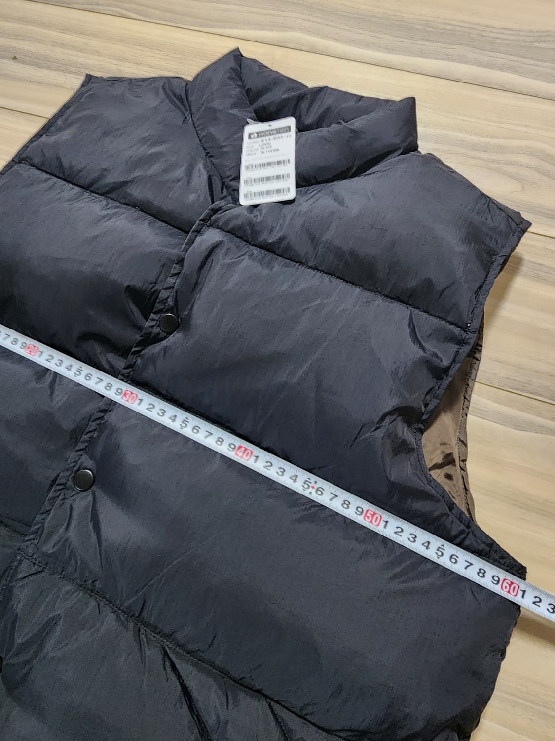 행텐덕다운패딩조끼자켓오리털점퍼L 상품이미지5