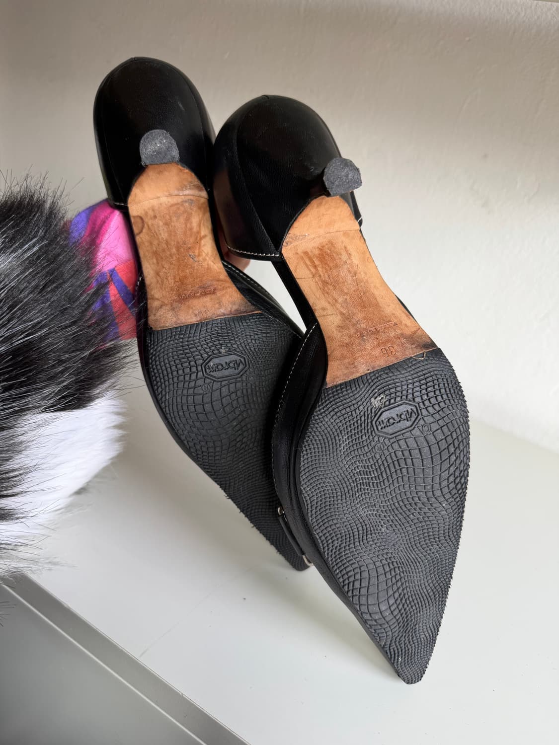 프라다 스틸레토 체인 키튼 힐 상품이미지6