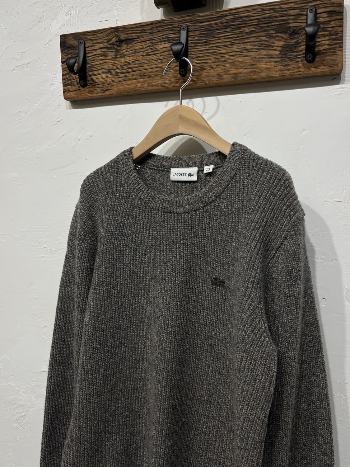 Lacoste 라코스테 브라운 라운드넥 니트 상품이미지5